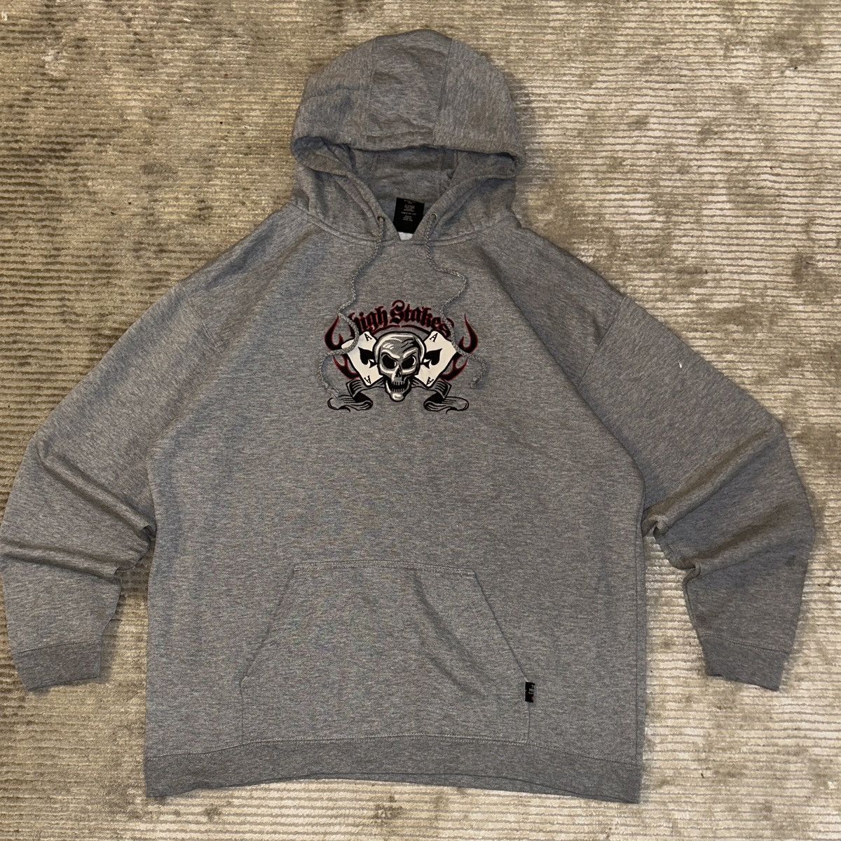 Top Heavy Clothing “High Stakes” Skull Hoodie
