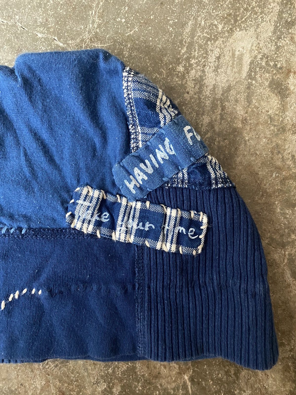 Porter Classic Porter Classic Patchwork Boro Beanie Kuon RRL Kapital FDMTL Size ONE SIZE - 2 Thumbnail