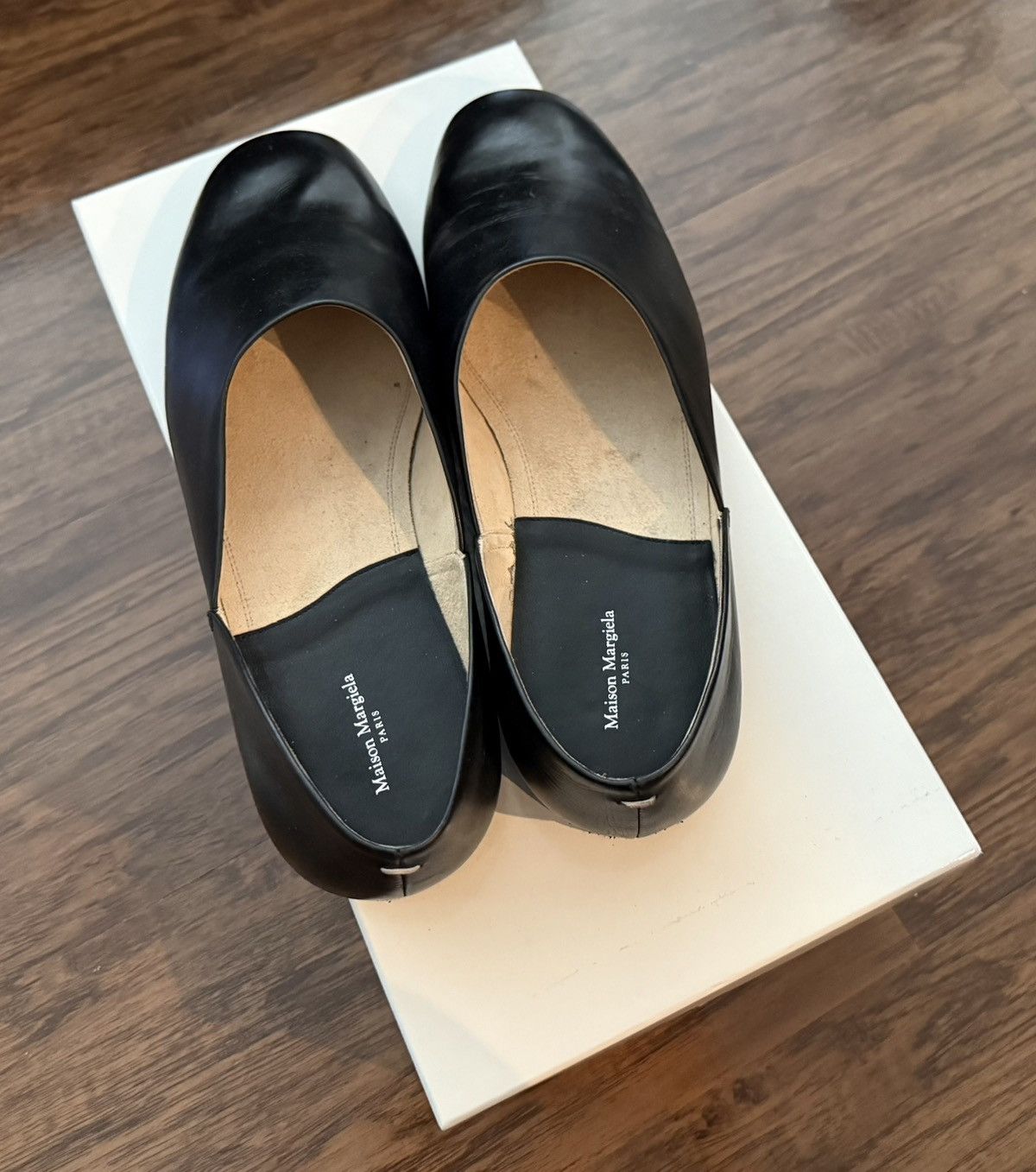 Maison Margiela Black Grecian Slip-on Loafers Size US 10 / EU 43 - 3 Thumbnail