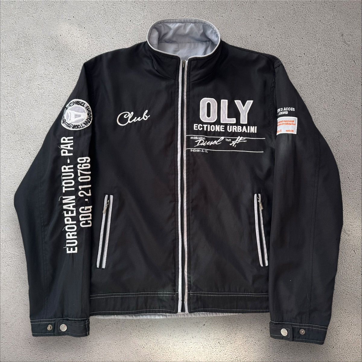 DIESEL VINTAGE Y2K ZIP JACKET