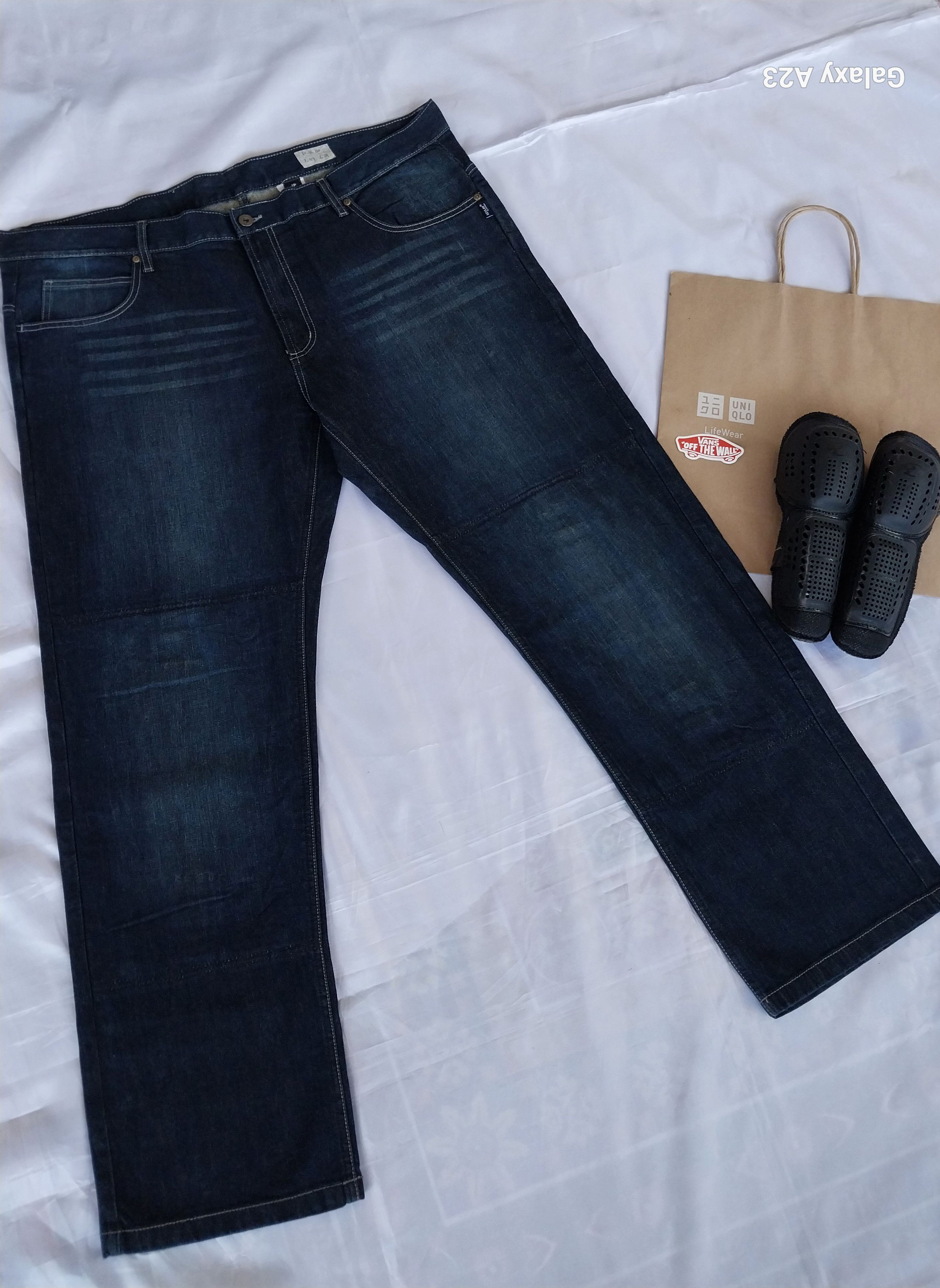 RIDING HIGH KOMINE PK-715 KEVLAR PROTECTION DENIM MOTORCYCLE RIDING Size US 44 / EU 60 - 3 Thumbnail