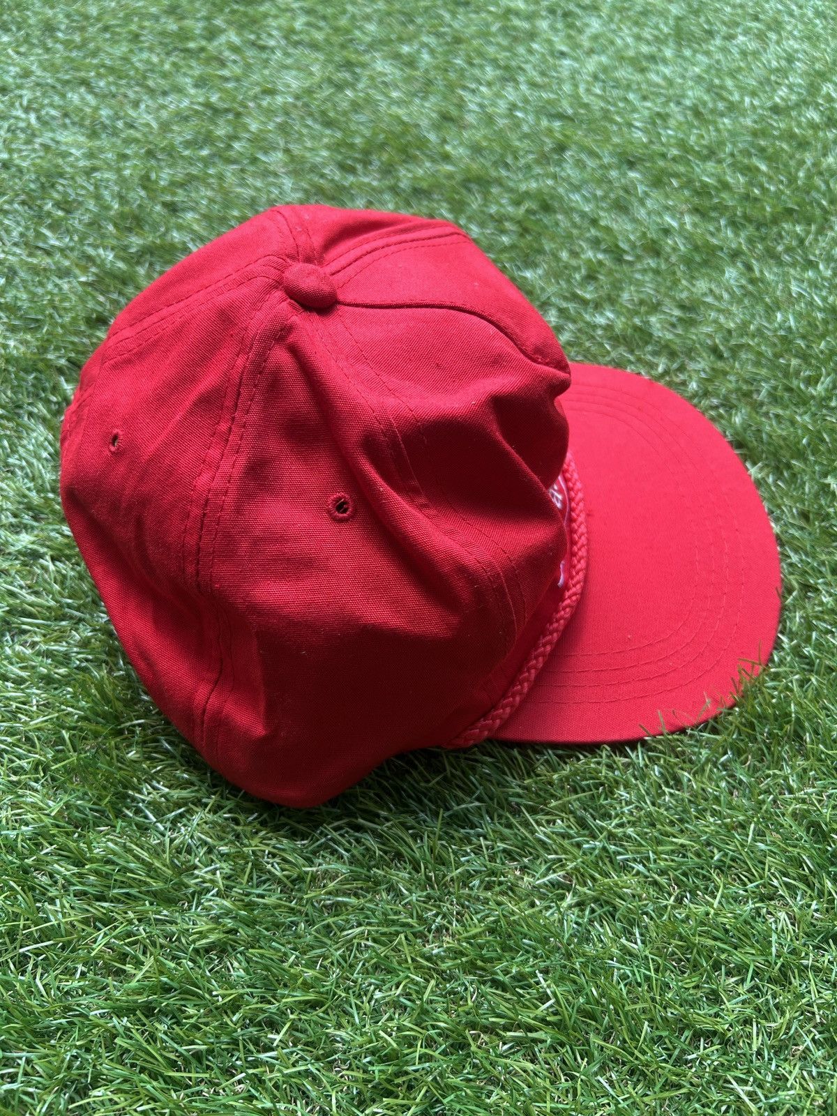 Vintage Vintage 90’s Ferrari of Washington Red Rope Snapback Size ONE SIZE - 5 Thumbnail