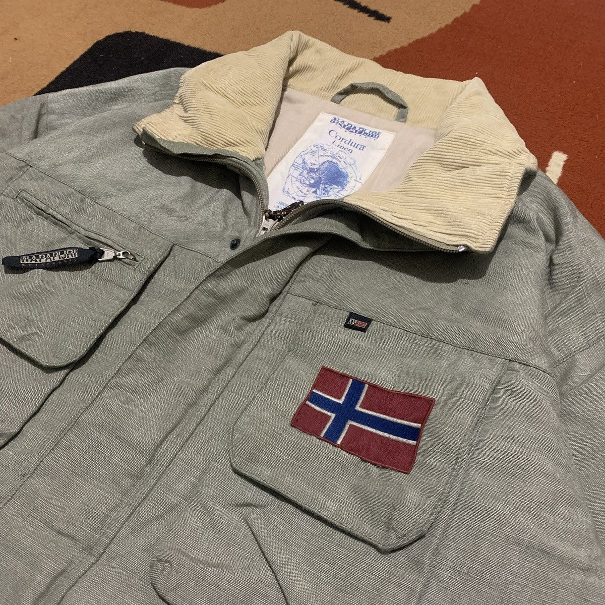 Napapijri Vintage Napapijri Cordura Jacket | Napapijri Jacket Size US XL / EU 56 / 4 - 5 Thumbnail