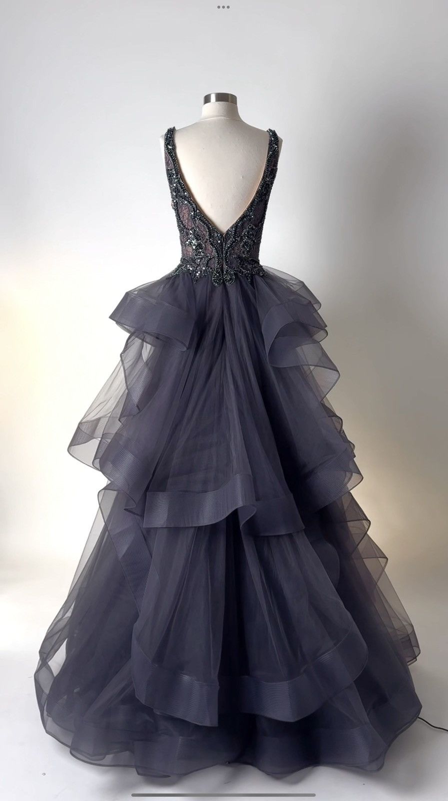 Other Brand New US 10 Jovani Maxi Evening Dress with Sequins Size L / US 10 / IT 46 - 11 Thumbnail