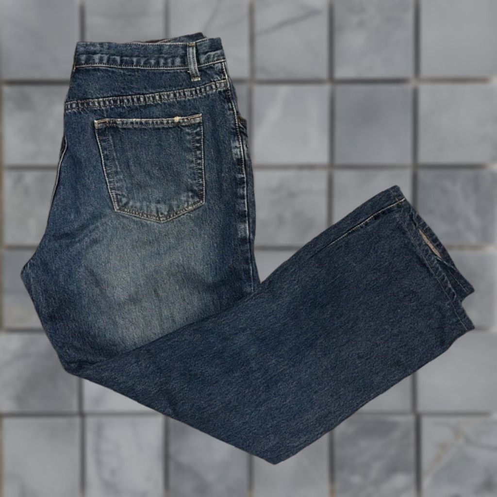 Mossimo VINTAGE Mossimo Jeans Button Fly Denim Blue 34x30 Men Straight 90s Retro Streetwear USA Baggy Classic Size US 34 / EU 50 - 1 Thumbnail
