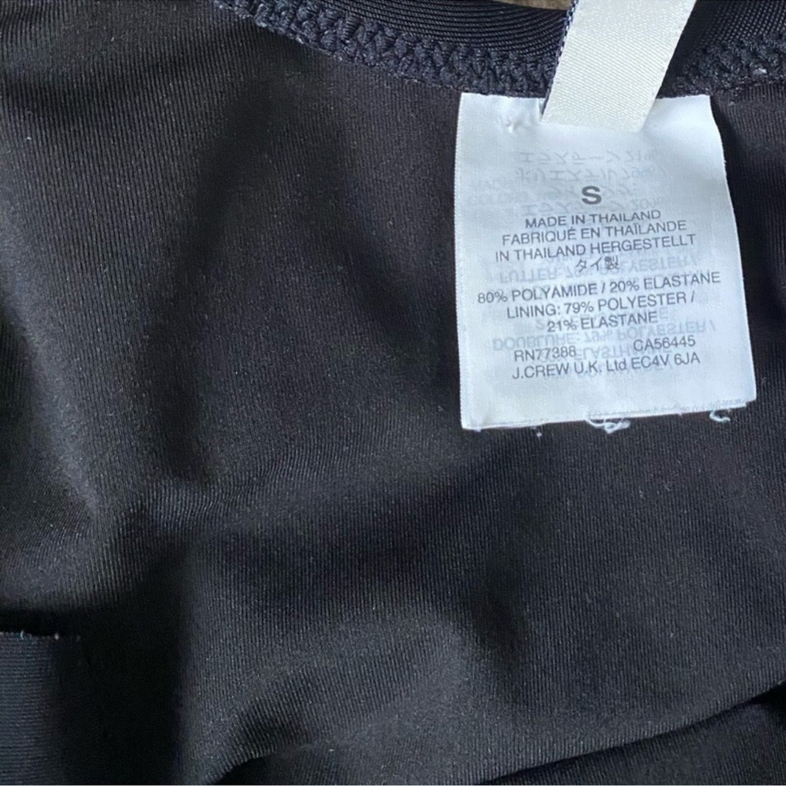 J.Crew J.Crew One Shoulder Swim Suit Black Size S Size ONE SIZE - 5 Thumbnail