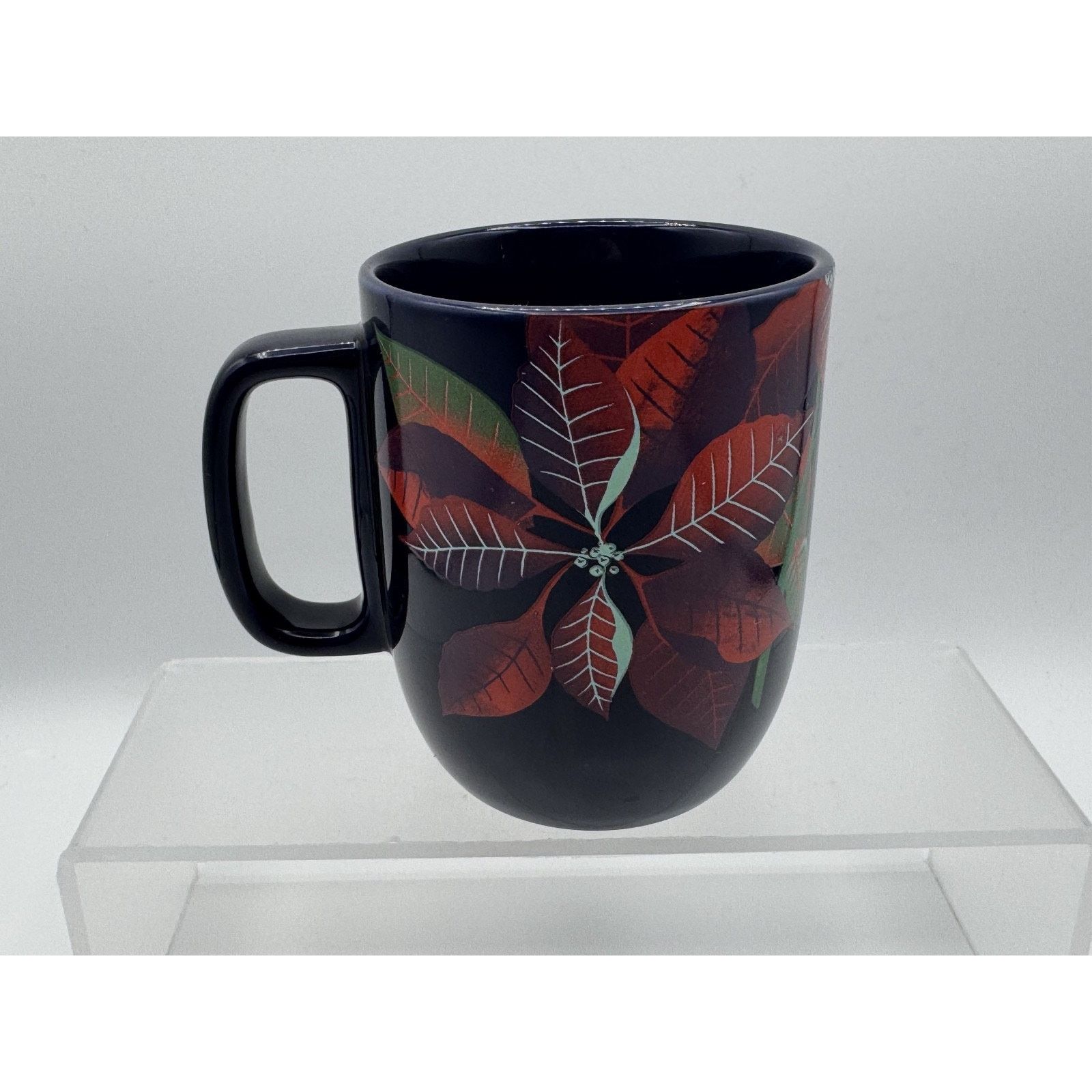 Other Starbucks Poinsettia Ceramic Coffee Mug 12oz, Cobalt Blue Size ONE SIZE - 4 Thumbnail