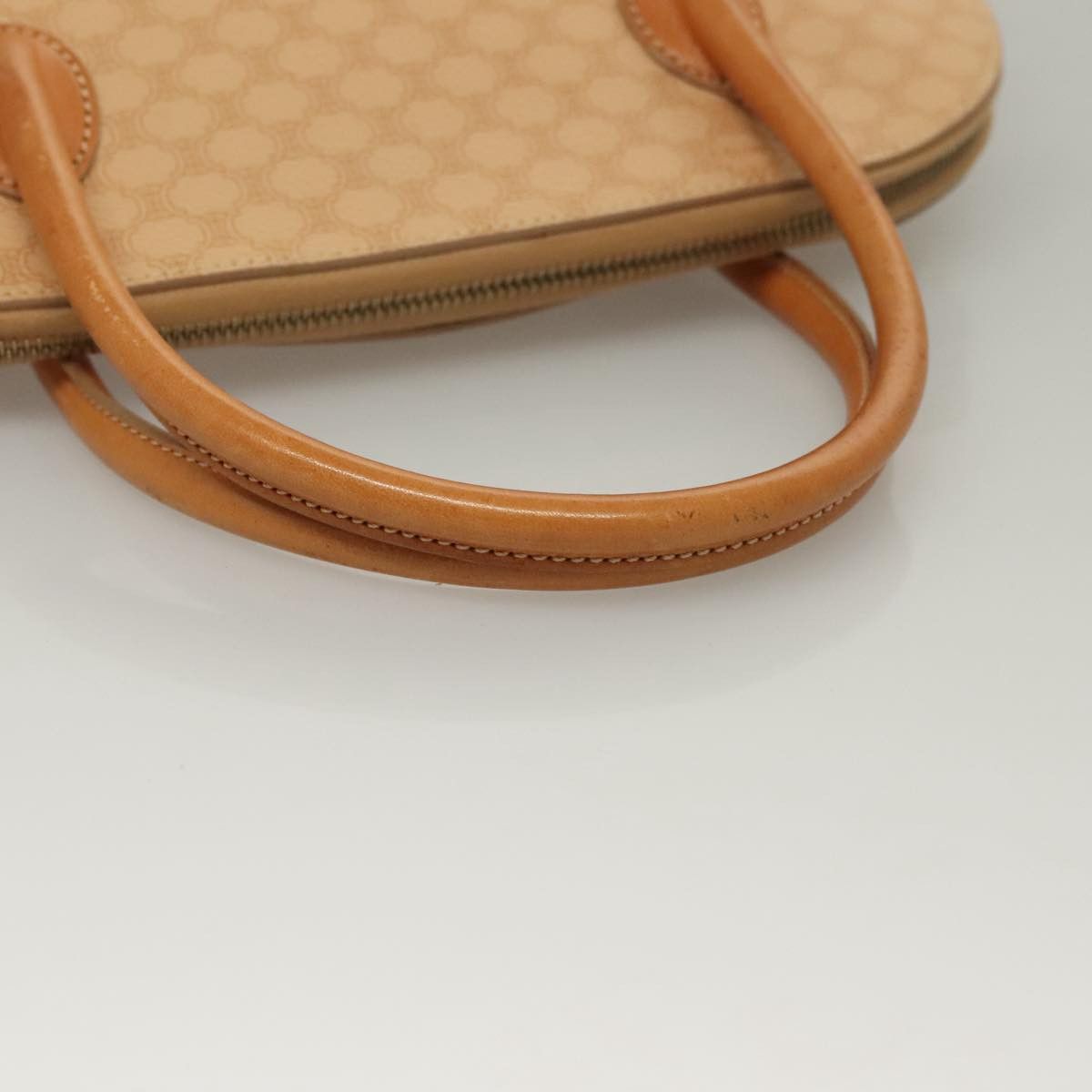 Celine CELINE Macadam Canvas Hand Bag Pvc Leather Beige Size ONE SIZE - 7 Thumbnail