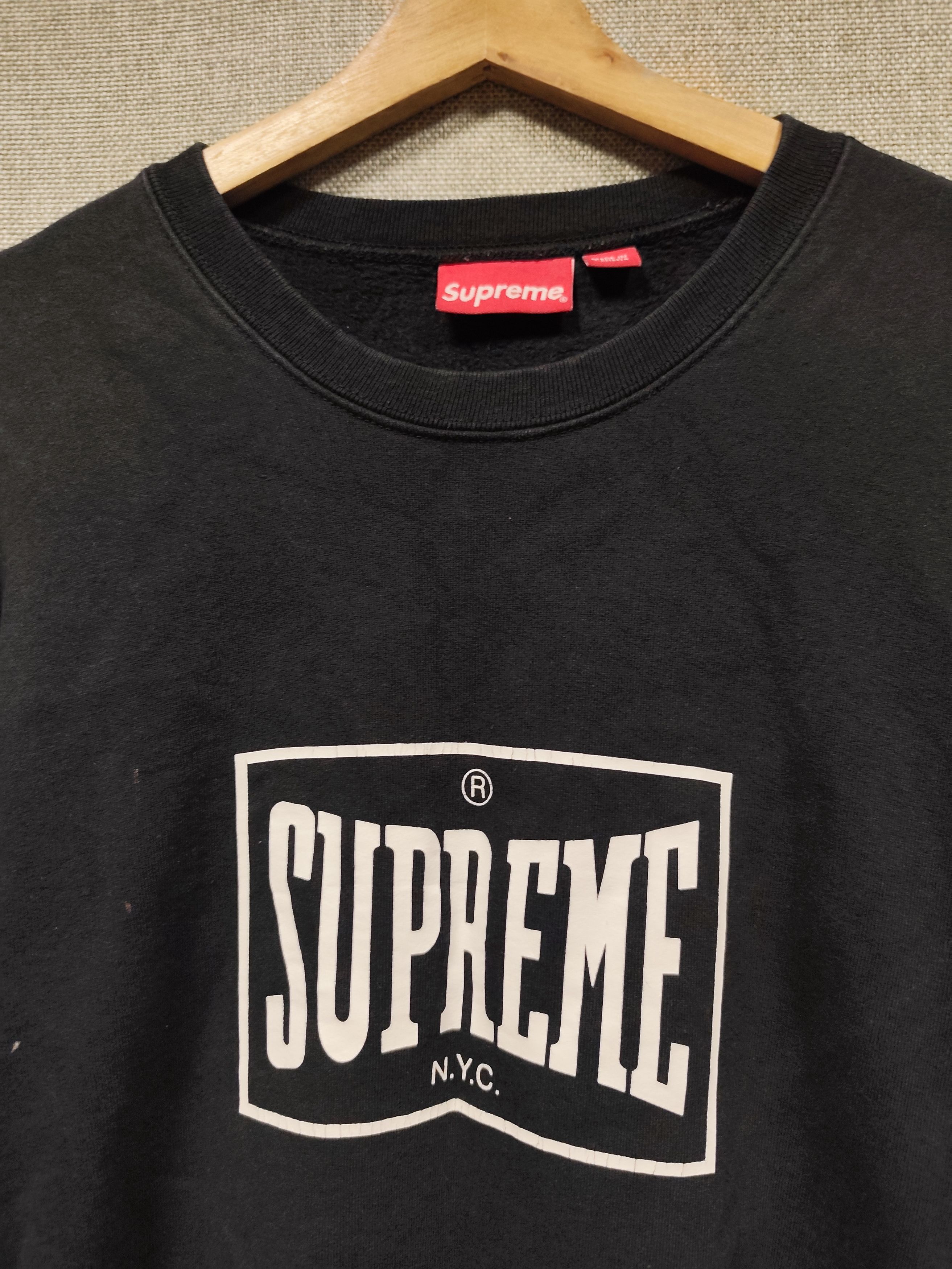 Supreme Supreme Warm Up Crewneck paint spllater Size US XL / EU 56 / 4 - 2 Thumbnail