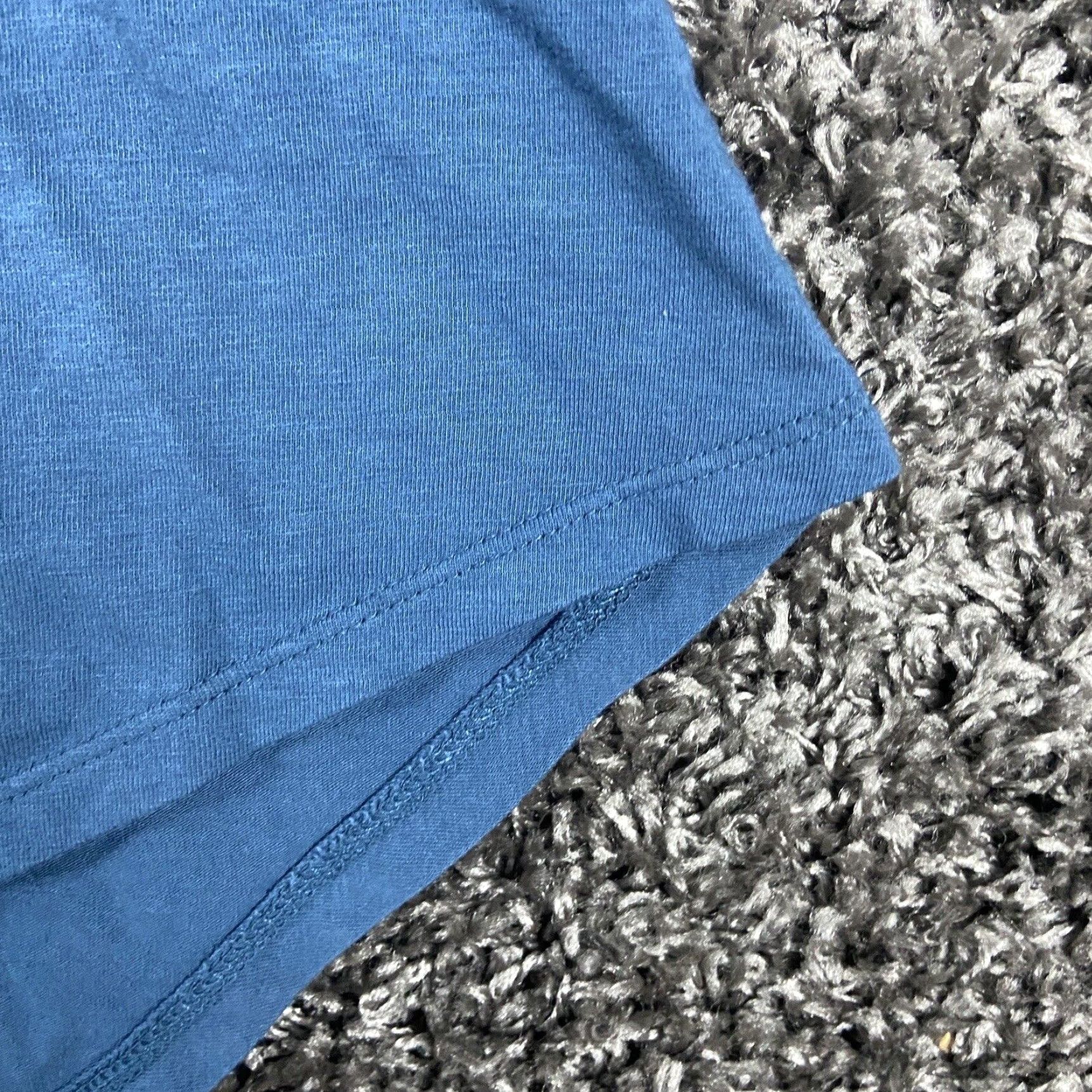 Vintage LuLaRoe Maxi Dress Blue Yellow Short Sleeve Women M Dress Length Long Women’s M Size 32" / US 10 / IT 46 - 2 Thumbnail