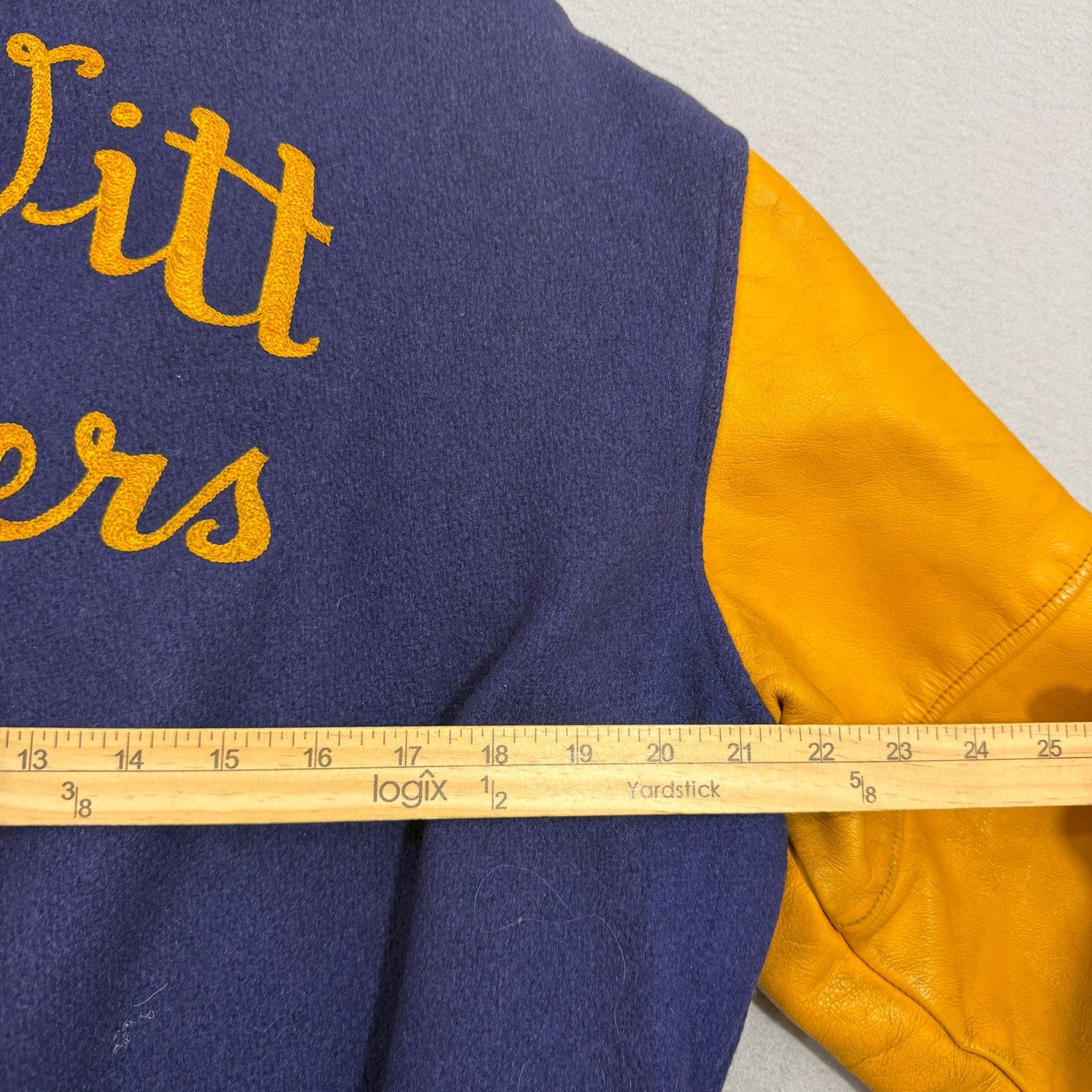 Vintage Vintage 1950s 60s Dewitt Panthers Varsity Jacket 42 L Blue Size US L / EU 52-54 / 3 - 11 Thumbnail