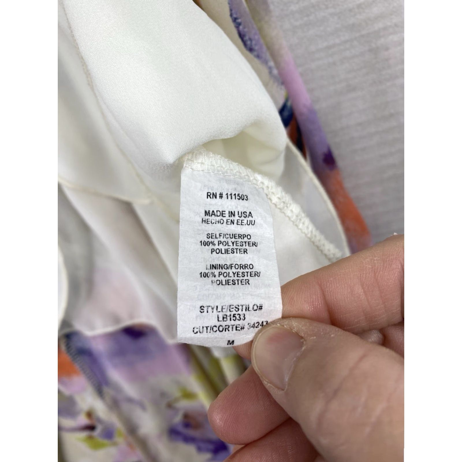 Hudson June & Hudson Maxi Dress Womens M Wrap Abstract Floral Boho Peasant Tie Front Yellow Size M / US 6-8 / IT 42-44 - 5 Thumbnail