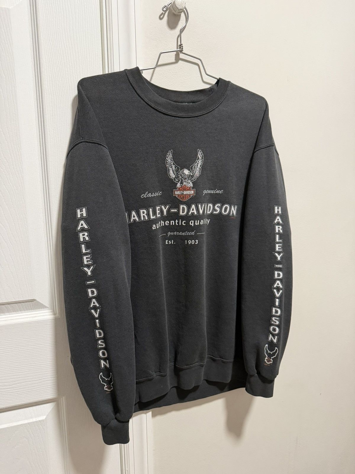 Harley Davidson Vintage Harley Davidson Crewneck Size US M / EU 48-50 / 2 - 3 Thumbnail
