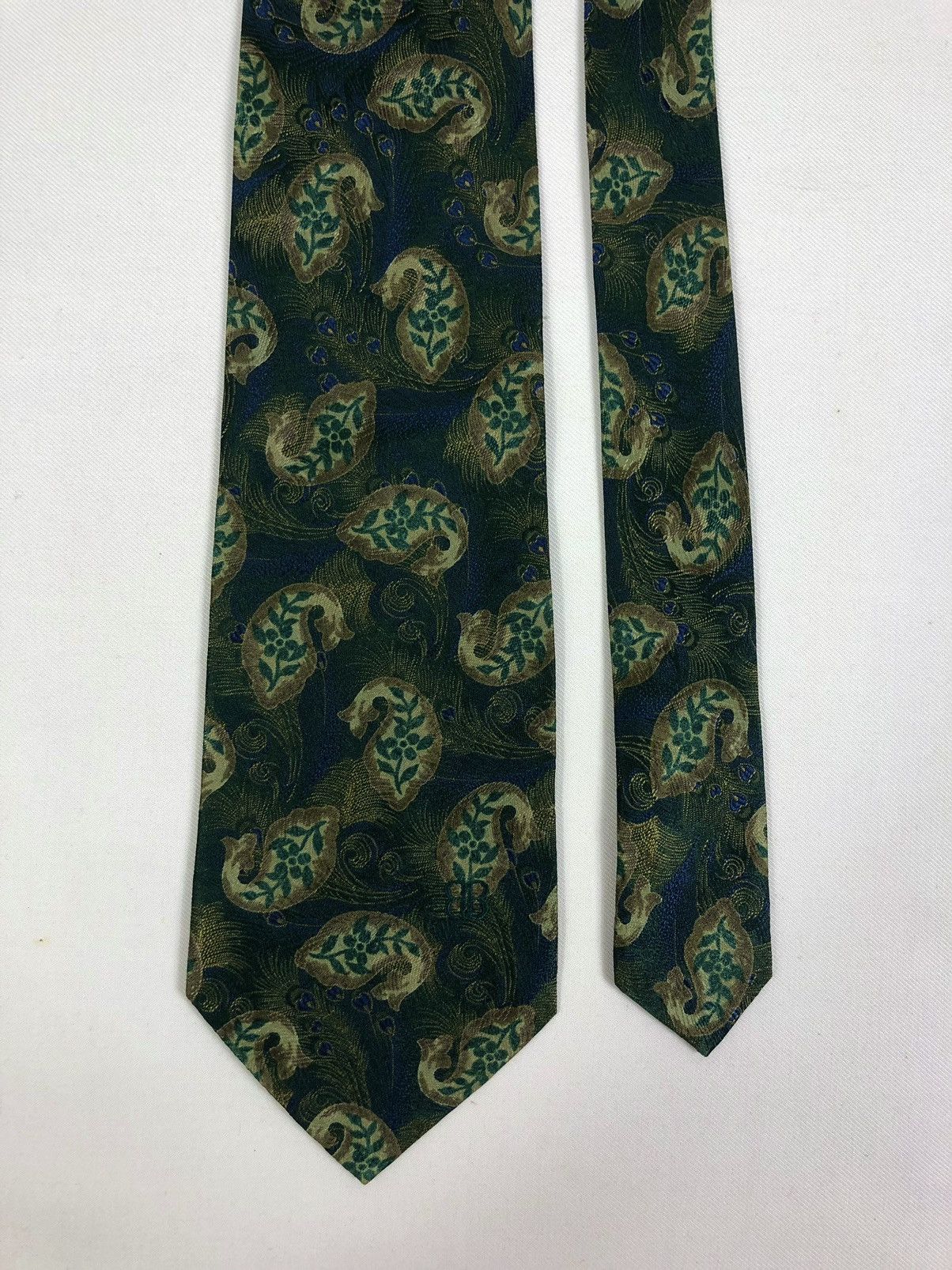 Balenciaga Rare Vintage Balenciaga Silk Tie Size ONE SIZE - 3 Thumbnail