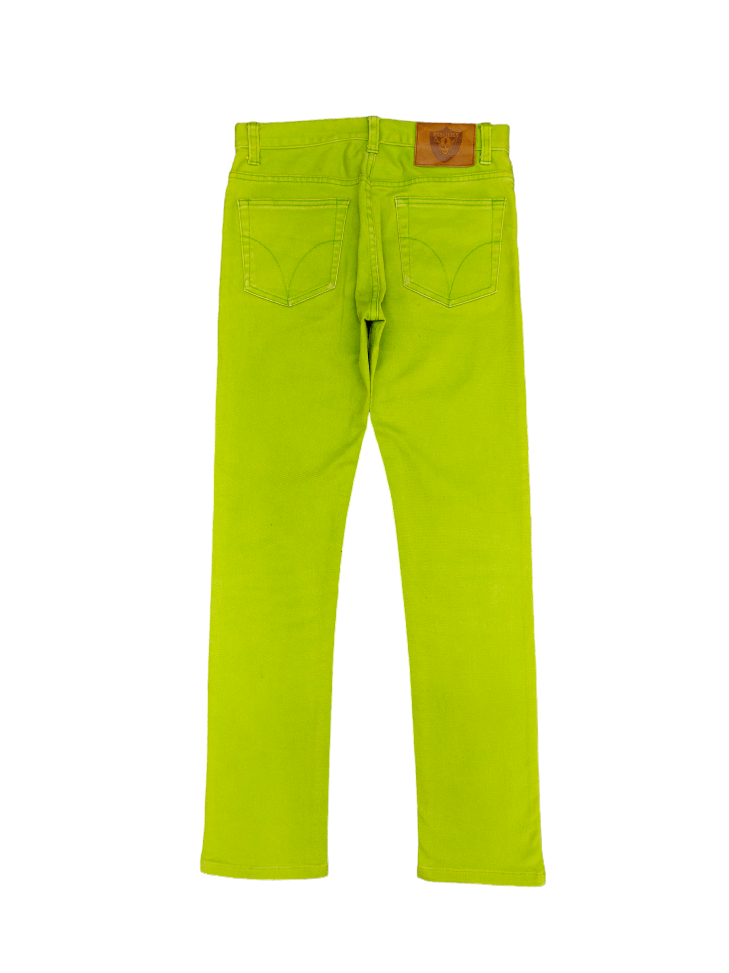 Hysteric Glamour OG 90s Hysteric Glamour Neon Green Skinny Jeans Size US 27 - 7 Thumbnail
