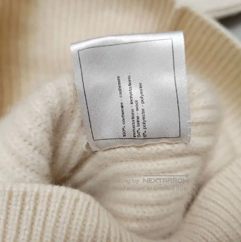 Chanel Chanel Beige Cashmere Long Sleeve Sweater . Size XS / US 0-2 / IT 36-38 - 5 Thumbnail