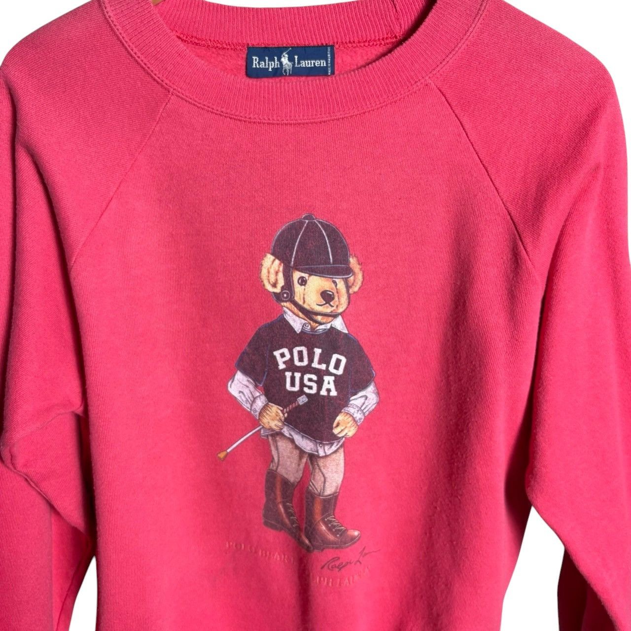 Polo Ralph Lauren Vintage 90s Polo Bear Ralph Lauren Sweatshirt Size US M / EU 48-50 / 2 - 3 Thumbnail