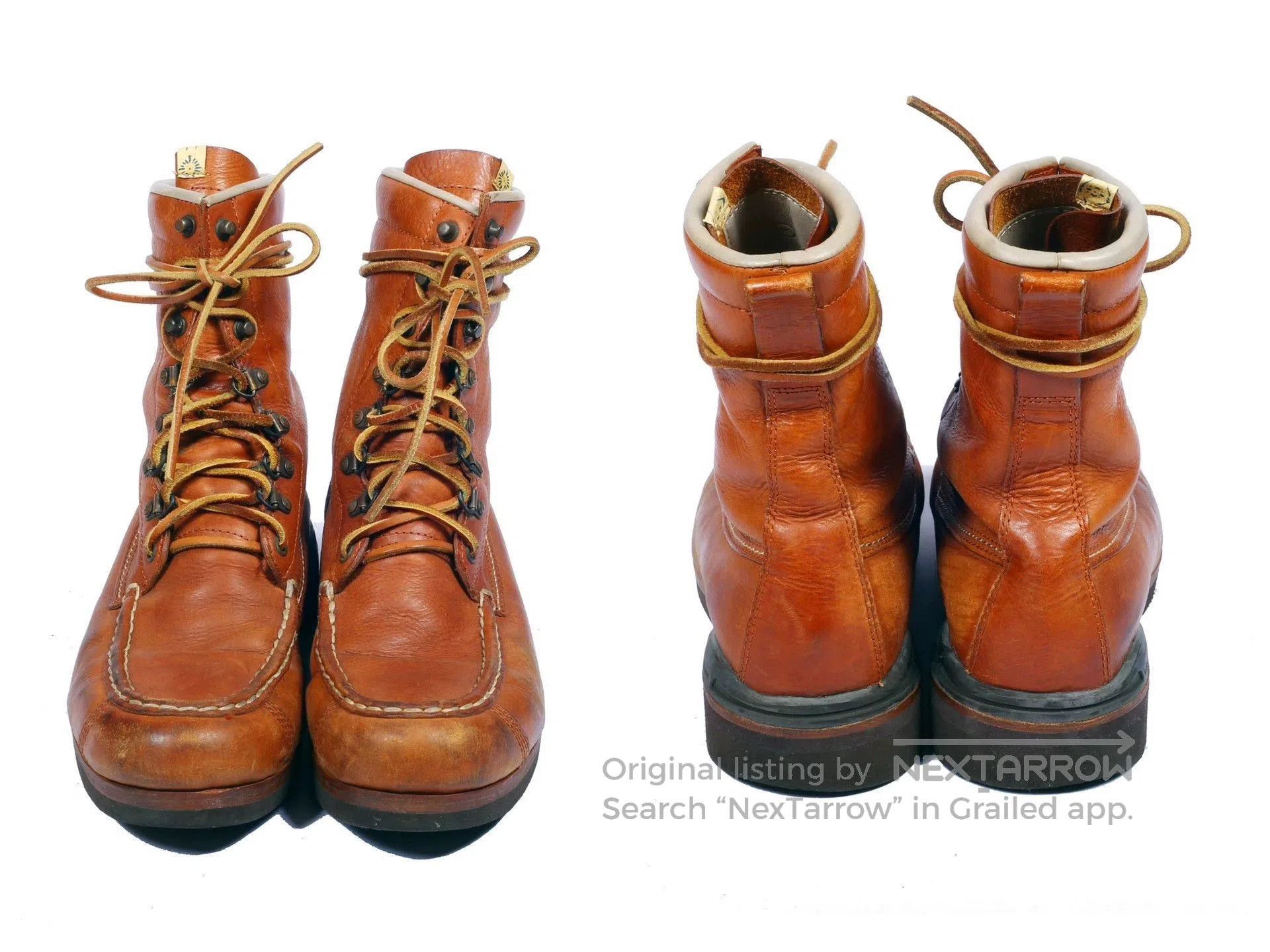 Visvim Brown Leather Boots Size 9. Size US 9 / EU 42 - 7 Thumbnail