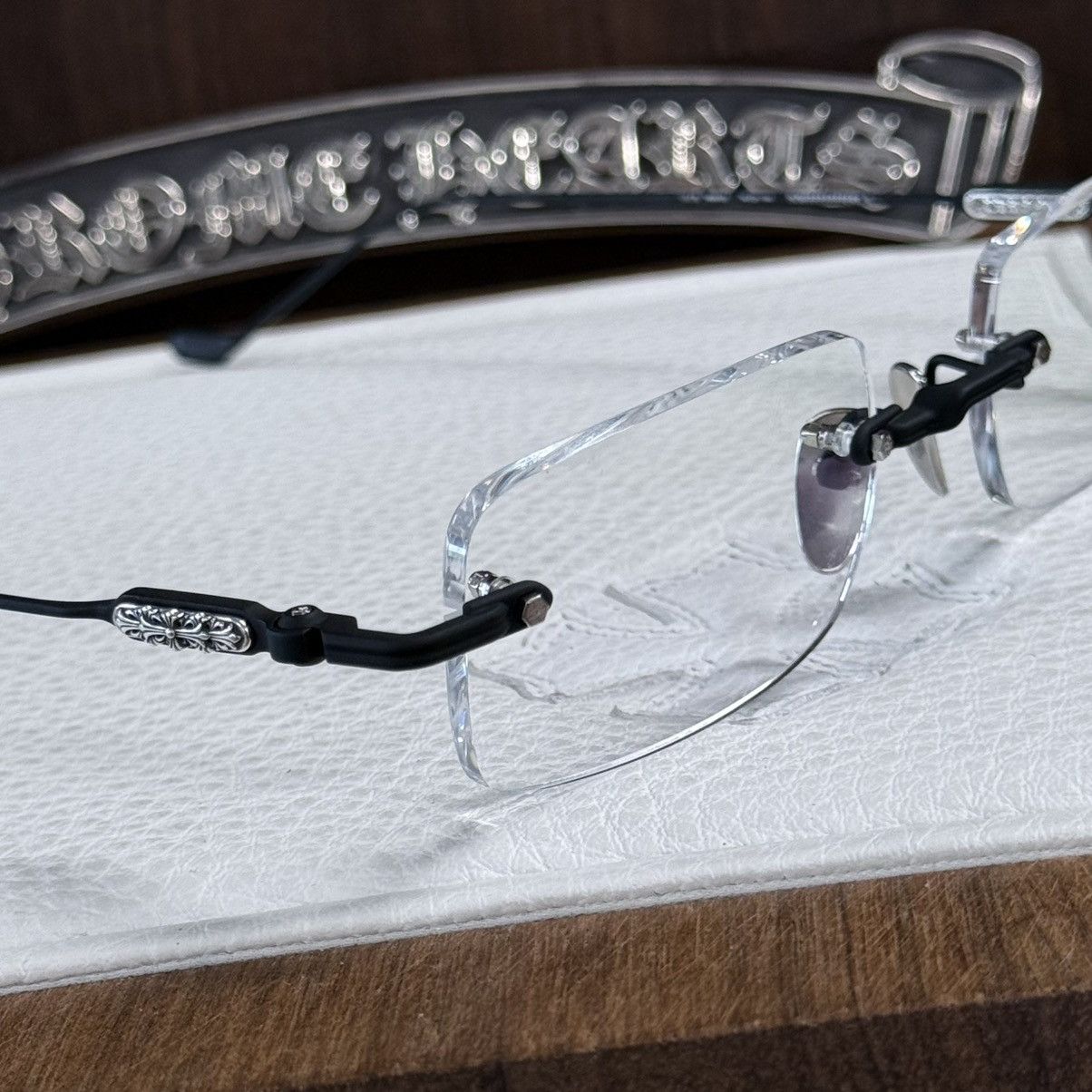 Chrome Hearts Chrome Hearts SOFFEFFFFEERS II Glasses Size ONE SIZE - 5 Thumbnail