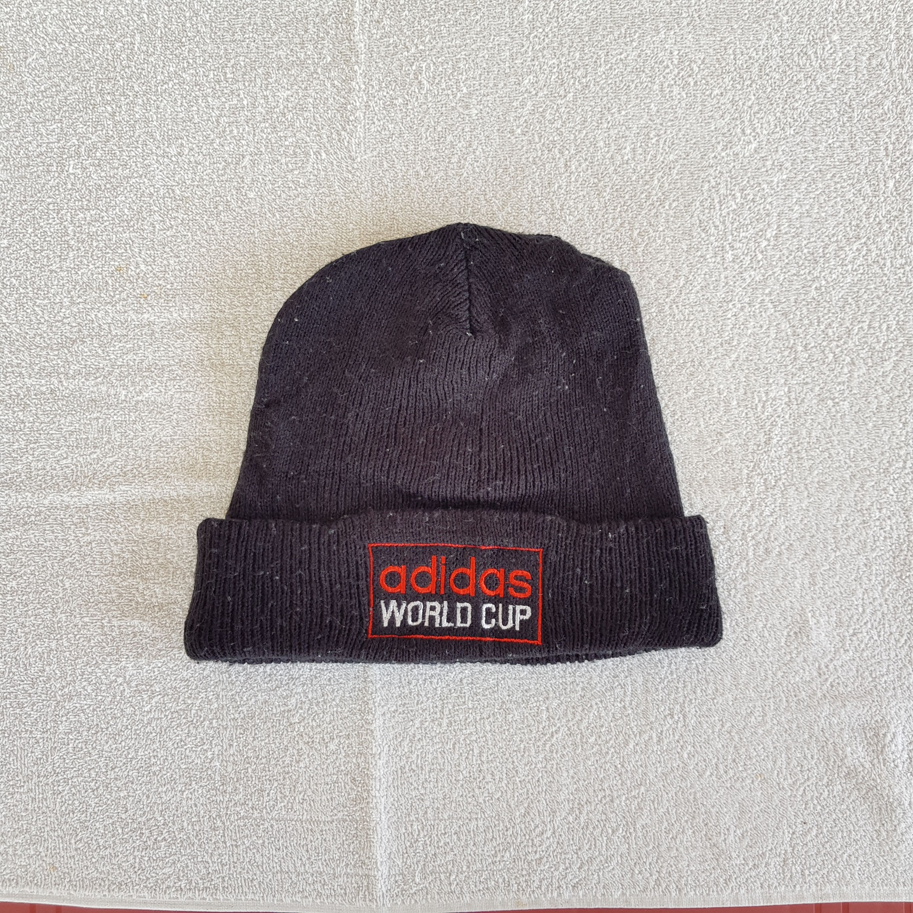 Adidas Vintage Adidas Worldcup Beanie 90s Knit Snow Caps Hats Size ONE SIZE - 5 Thumbnail