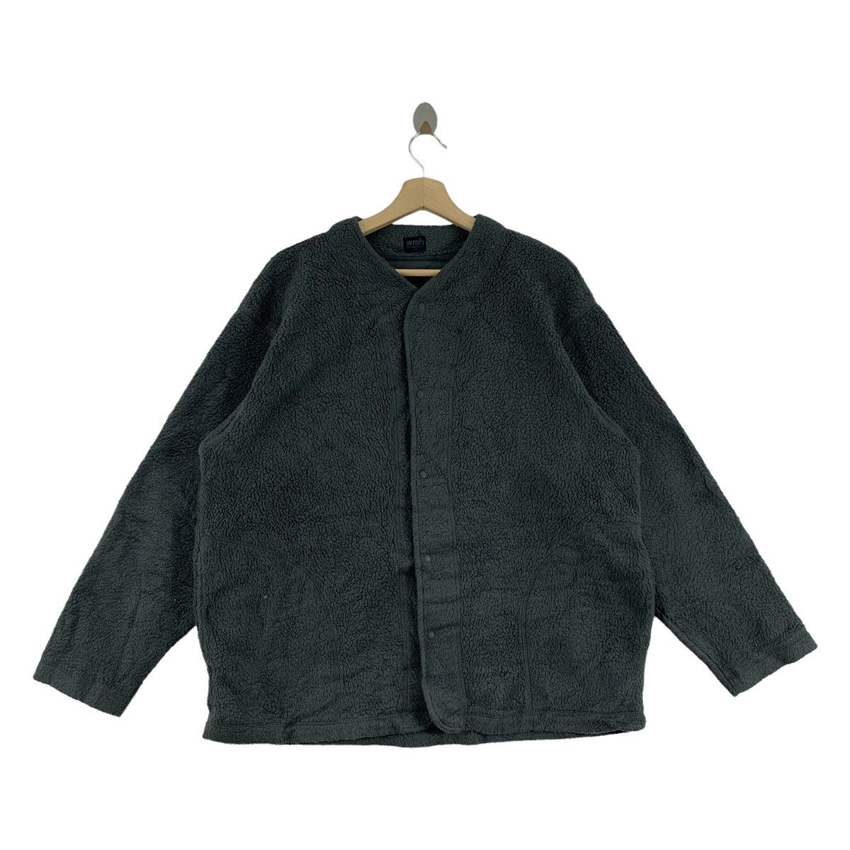 WMB Japanese Brand Designer Deep Pile Fleece Sweater Jacket