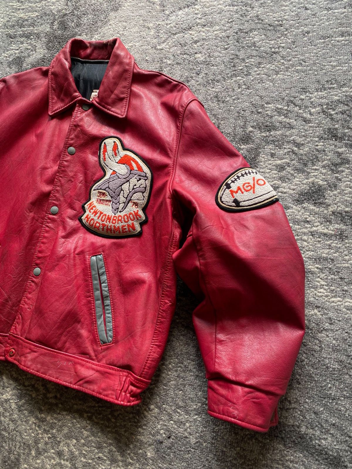 Vintage 1978 Newton Brook Northman NFL Semi Finals Leather Size US L / EU 52-54 / 3 - 7 Thumbnail