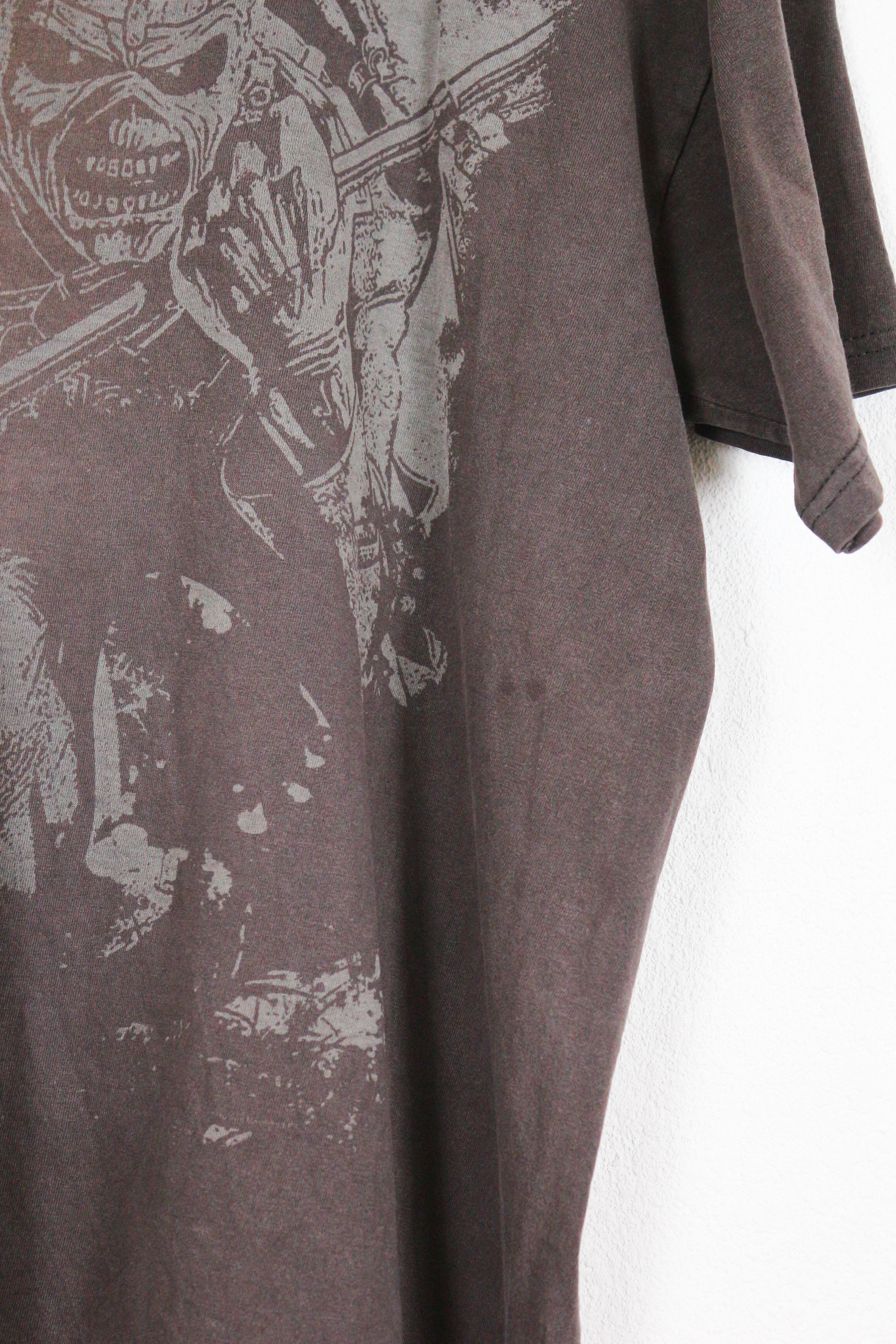Iron Maiden Vintage Iron Maiden Graphic Merch Distressed Tee T-shirt 90s Size US L / EU 52-54 / 3 - 4 Thumbnail