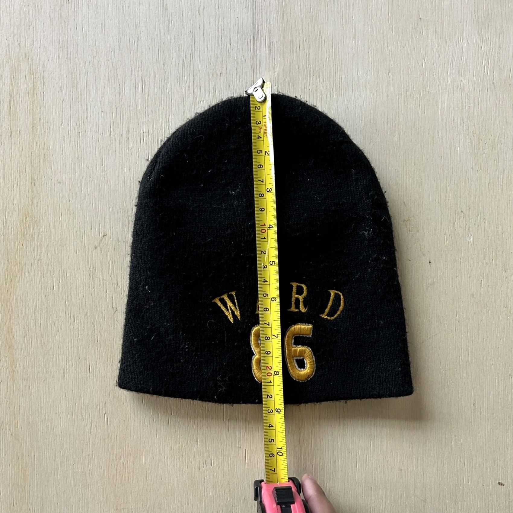 Vintage VINTAGE Ward 86 Beanie Mens One Size Black Embroidered Steelers Knit Winter Acrylic Hat Size ONE SIZE - 3 Thumbnail