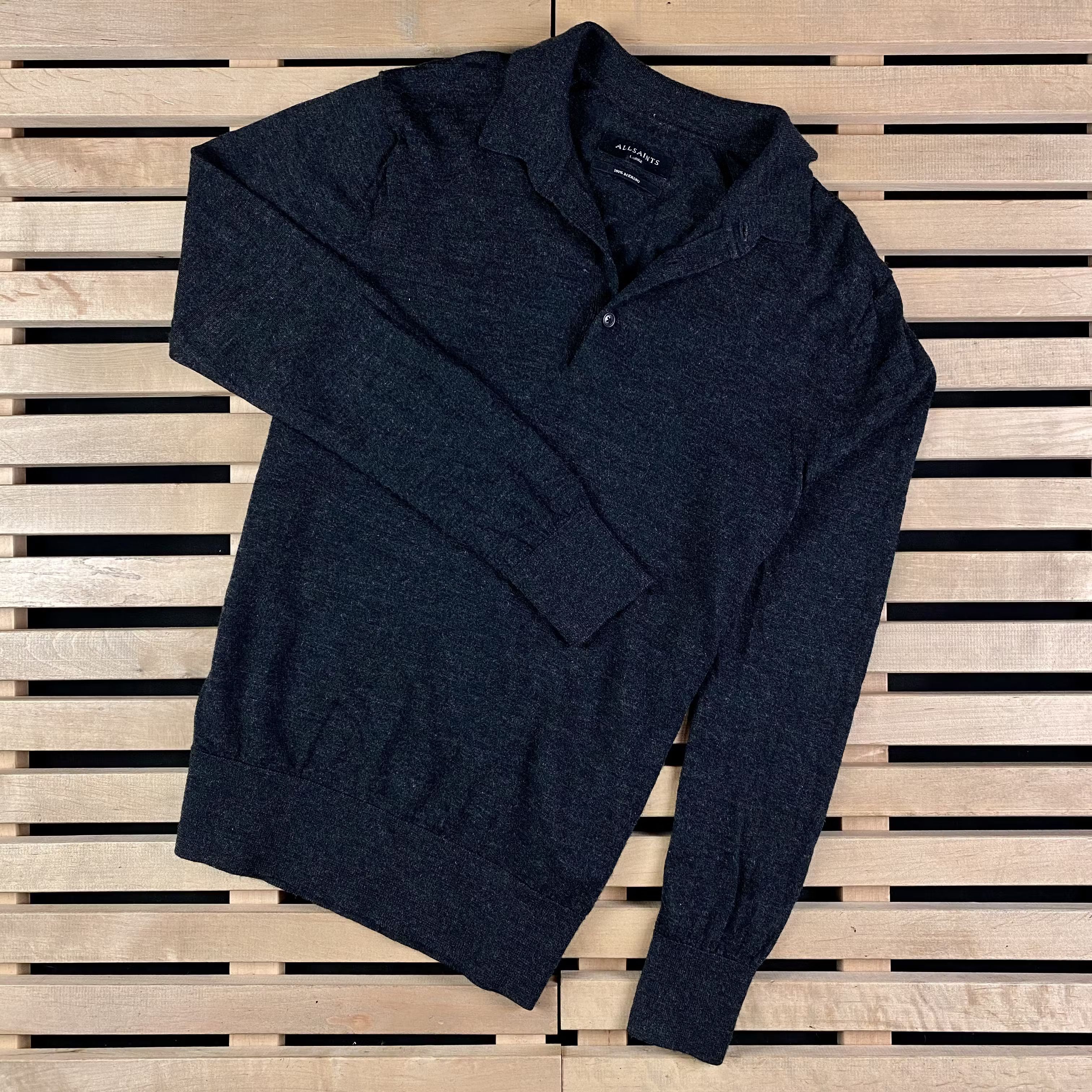 Allsaints Mens Long Sleeve Jumper Allsaints Size L Size US L / EU 52-54 / 3 - 1 Thumbnail