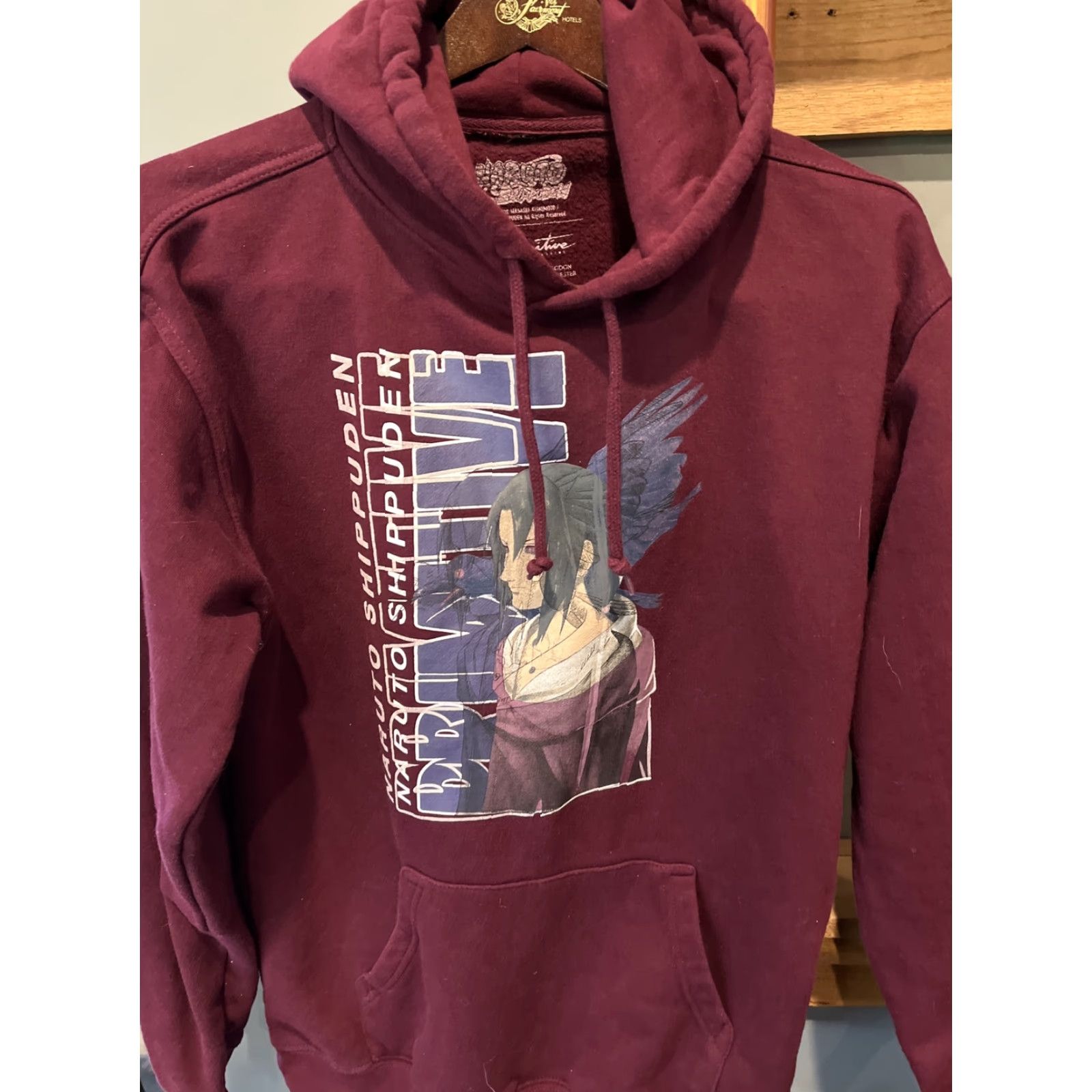 Primitive Primitive Skateboarding Naruto Shippuden Hoodie Men’s M Maroon Anime Pullover Hooded Graphic Print Logo Regular Size M Mens Hoodie Size US M / EU 48-50 / 2 - 5 Thumbnail