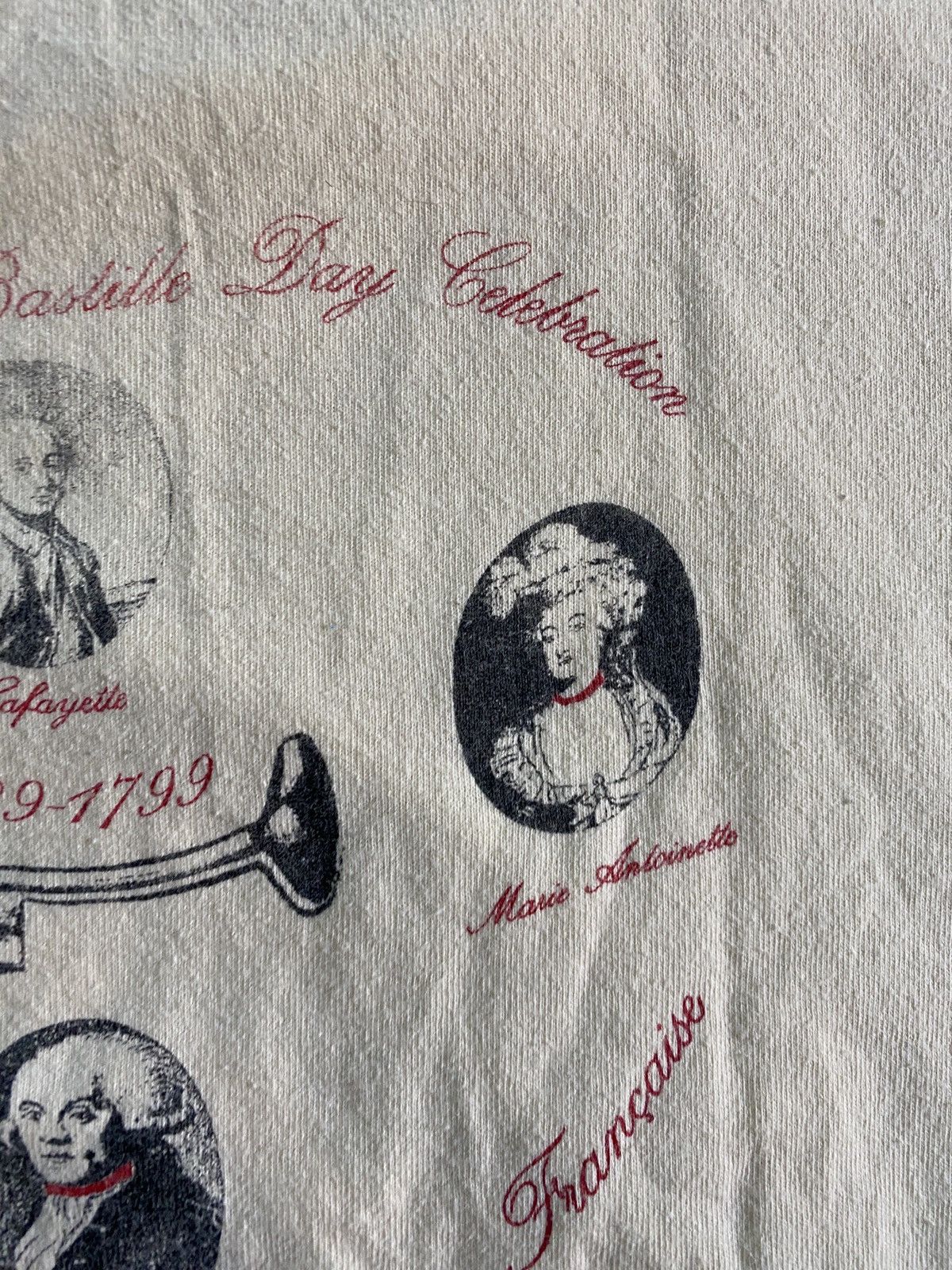 Vintage Vintage 80s Bastille Day France Crop Style Single Stitch Tee Size US M / EU 48-50 / 2 - 15 Thumbnail