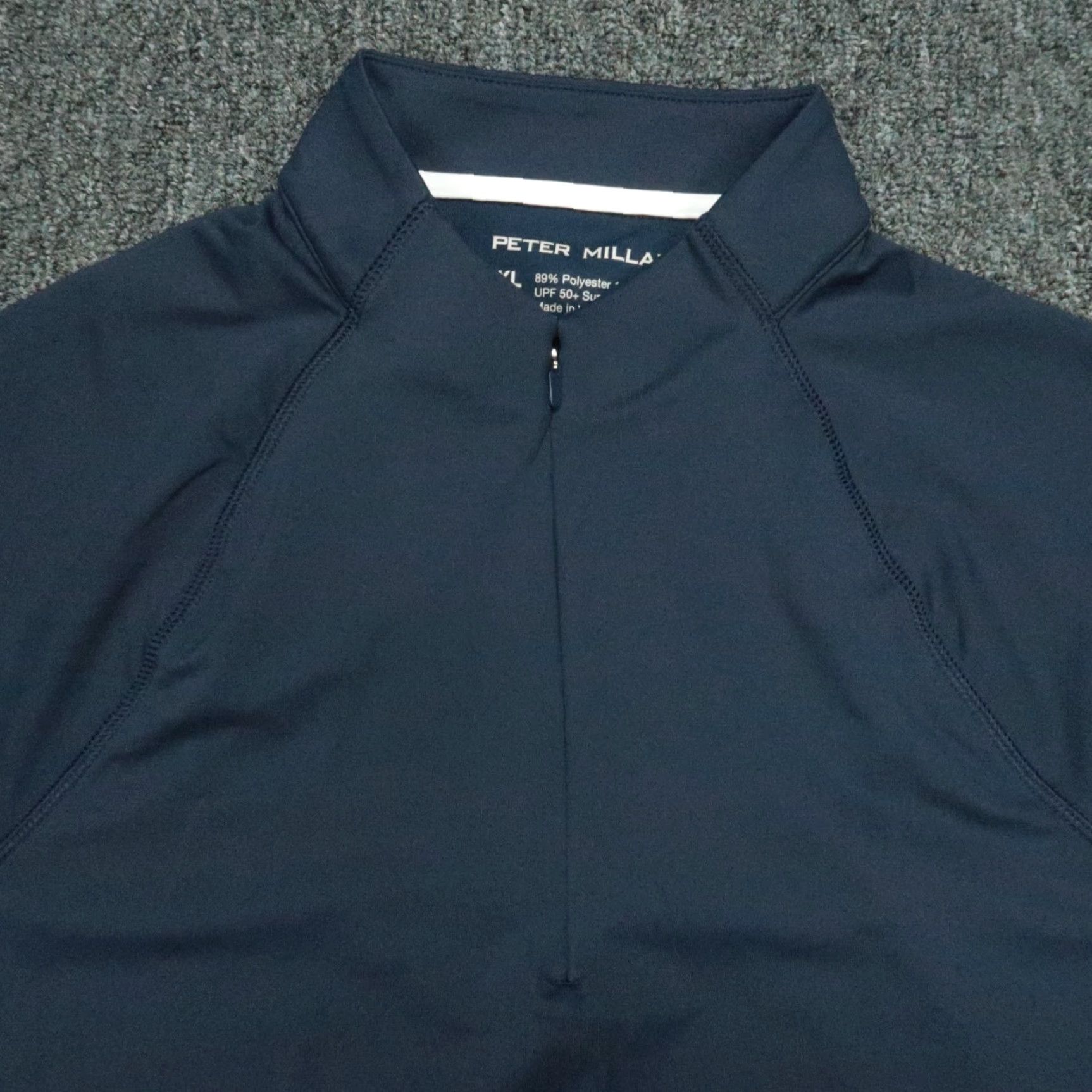 Peter Millar Peter Millar Pullover Womens Extra Large Blue Raglan Sleeve Perth Layer 1/4 Zip Size XL / US 12-14 / IT 48-50 - 2 Thumbnail
