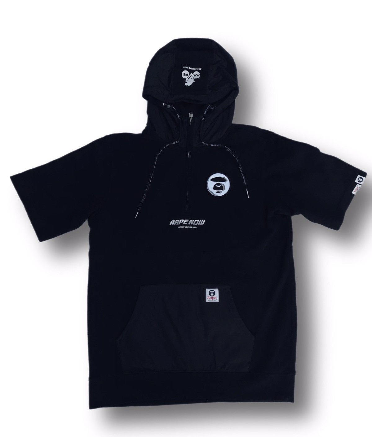 Aape Aape By A Bathing Ape 1/4 Zip Hoodie Size US M / EU 48-50 / 2 - 1 Thumbnail