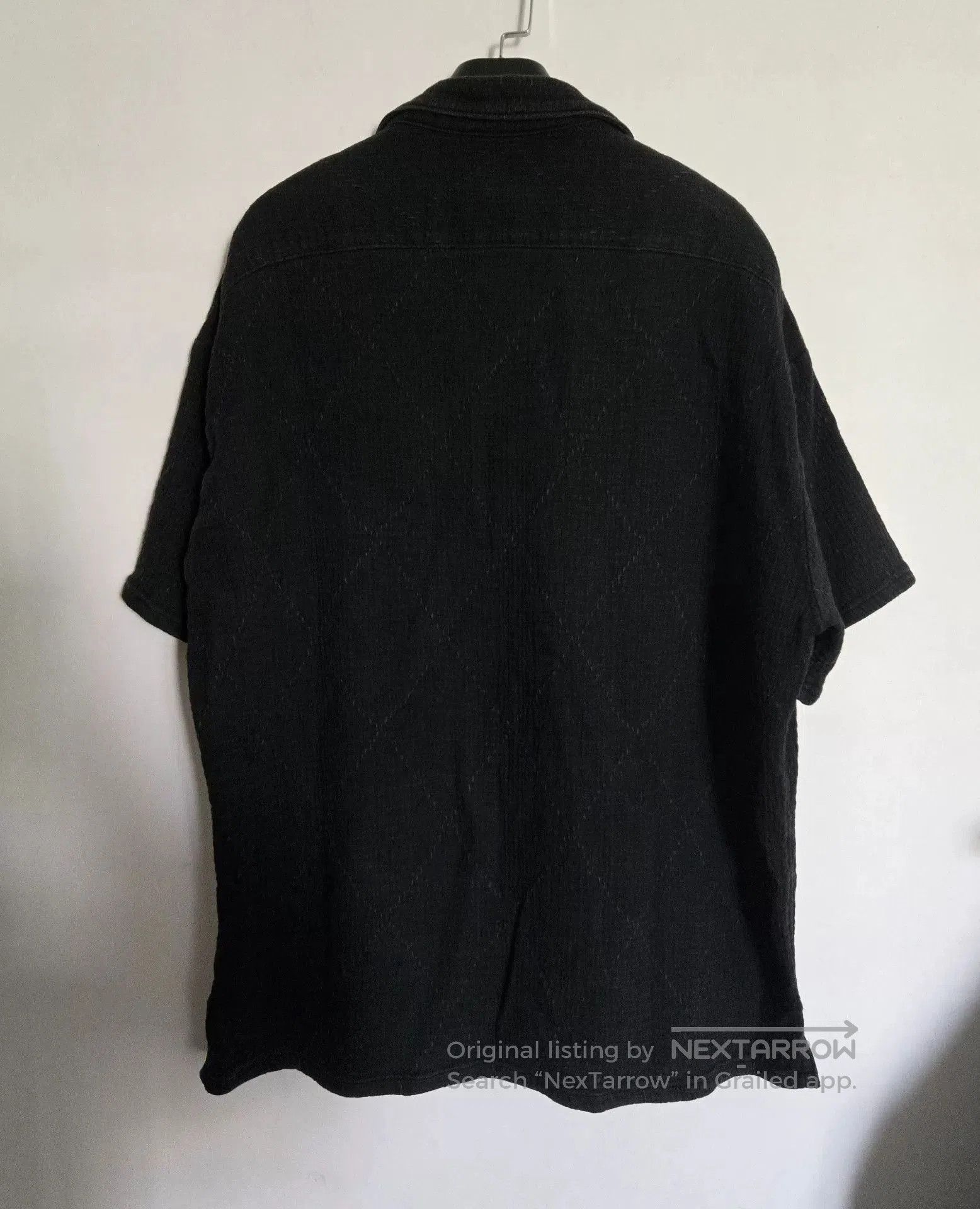Porter Classic Porter Classic Sashiko Black Short Sleeve. Size US M / EU 48-50 / 2 - 2 Thumbnail