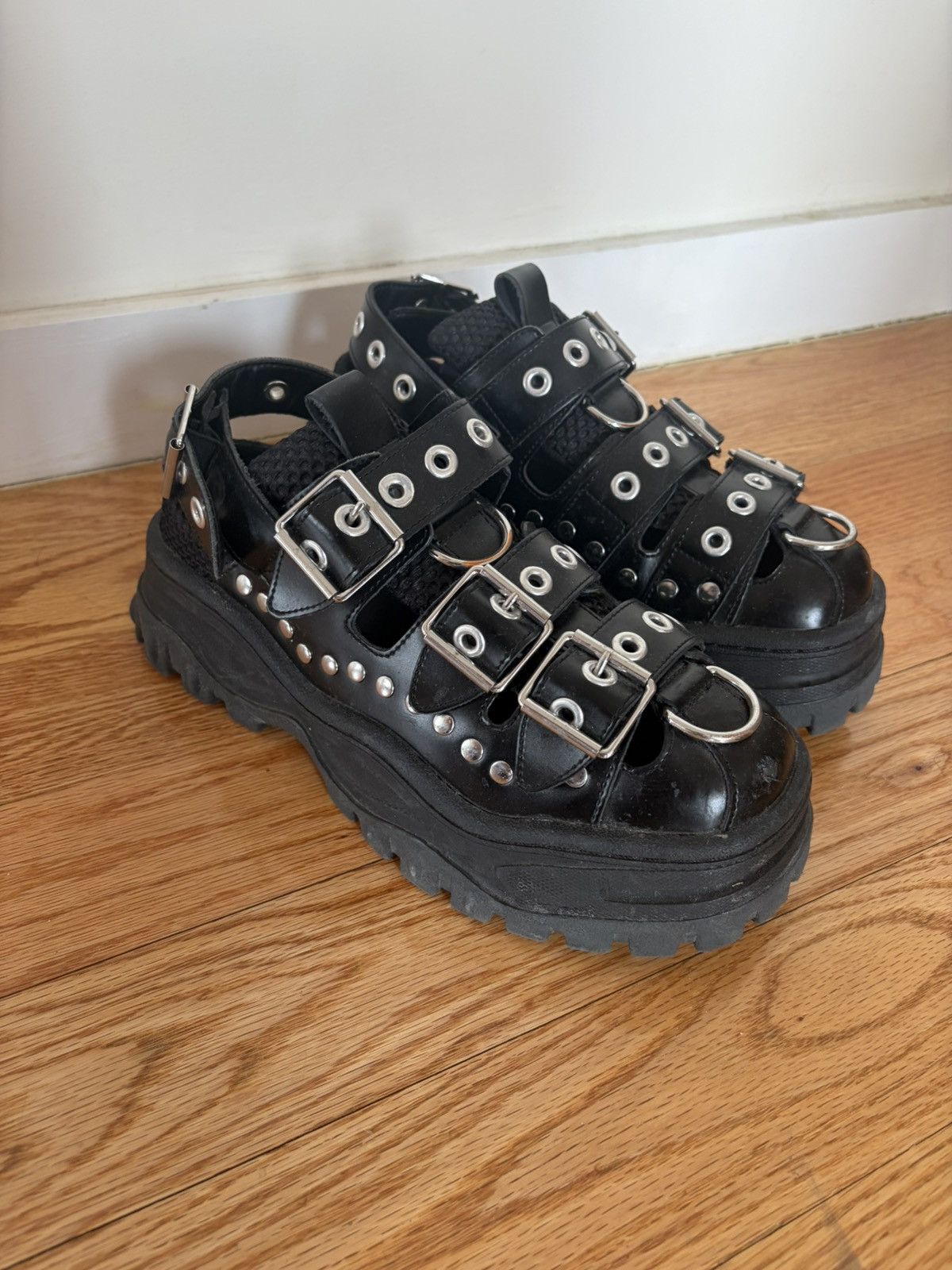 Eytys EYTYS Athena Leather Platform Sandals Size US 9 / EU 42 - 1 Thumbnail