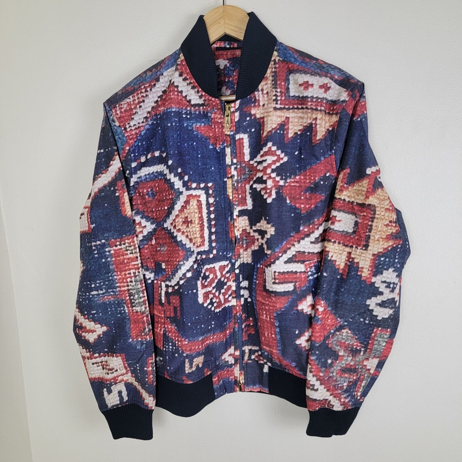 Todd Snyder Todd Snyder x King Kennedy Rugs Printed Shell Bomber Jacket Size US S / EU 44-46 / 1 - 12 Thumbnail