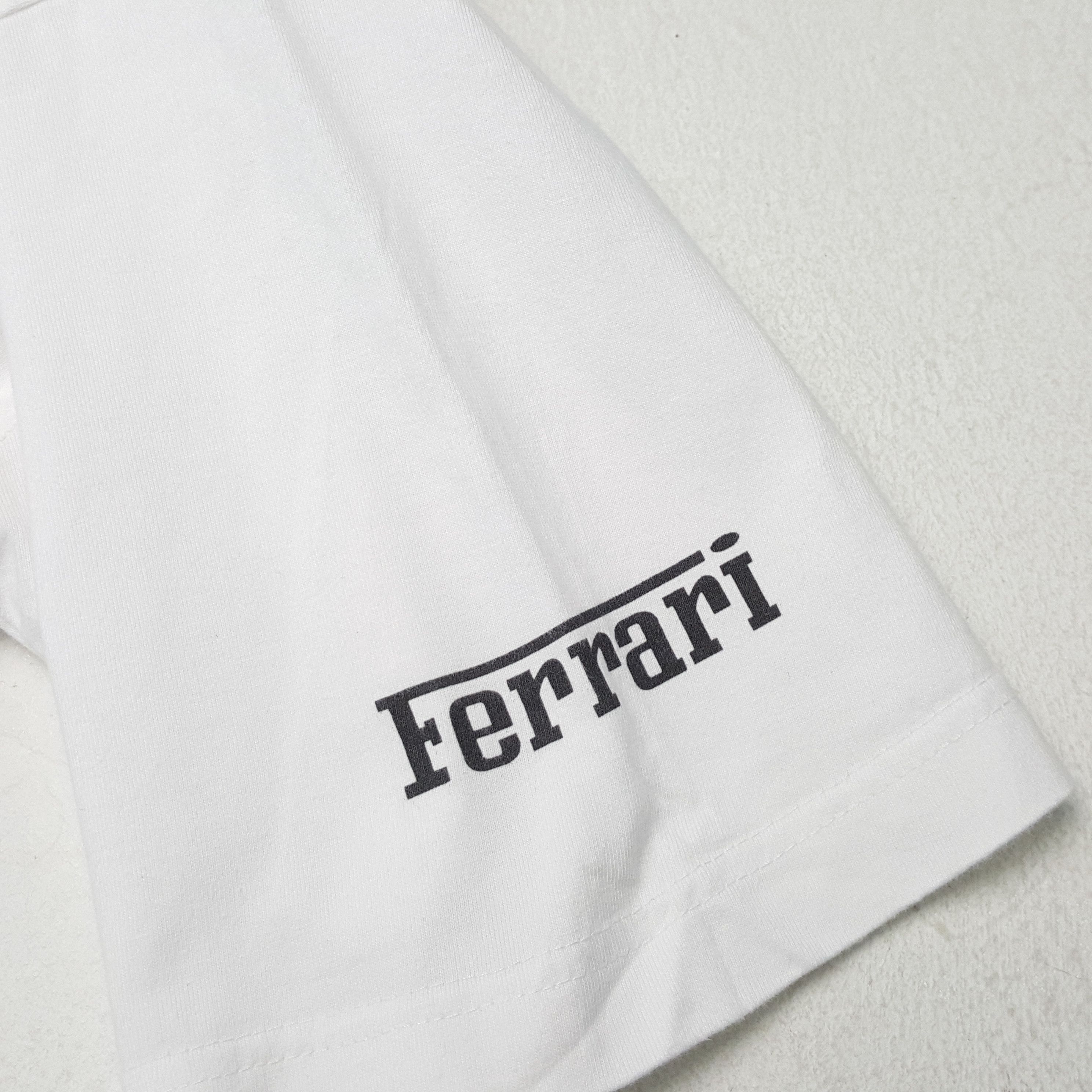 Ferrari × Vintage FERRARI Luxury Cars Brand Big Logo Design Tshirt Size US L / EU 52-54 / 3 - 5 Thumbnail