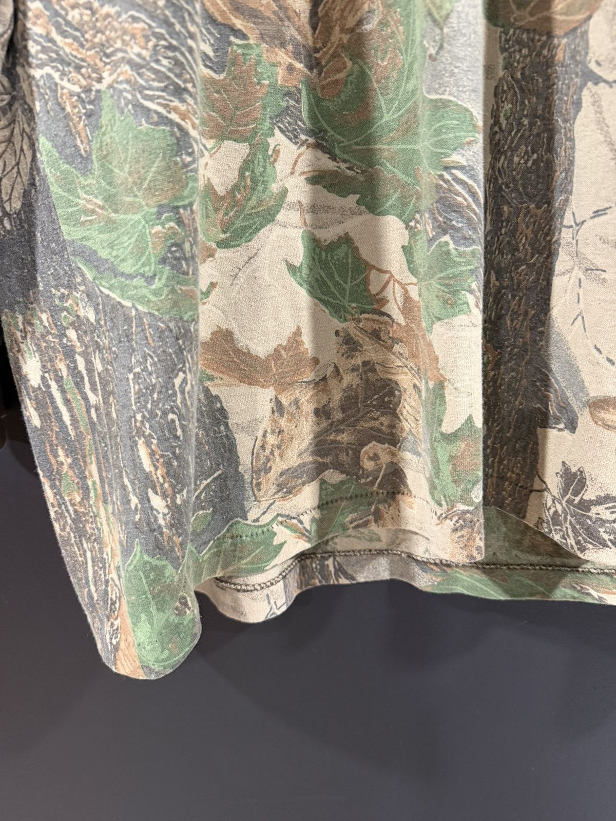 Vintage 1990s Vintage Camo Grunge Punk Single Stitch Pocket LS L Size US L / EU 52-54 / 3 - 5 Thumbnail
