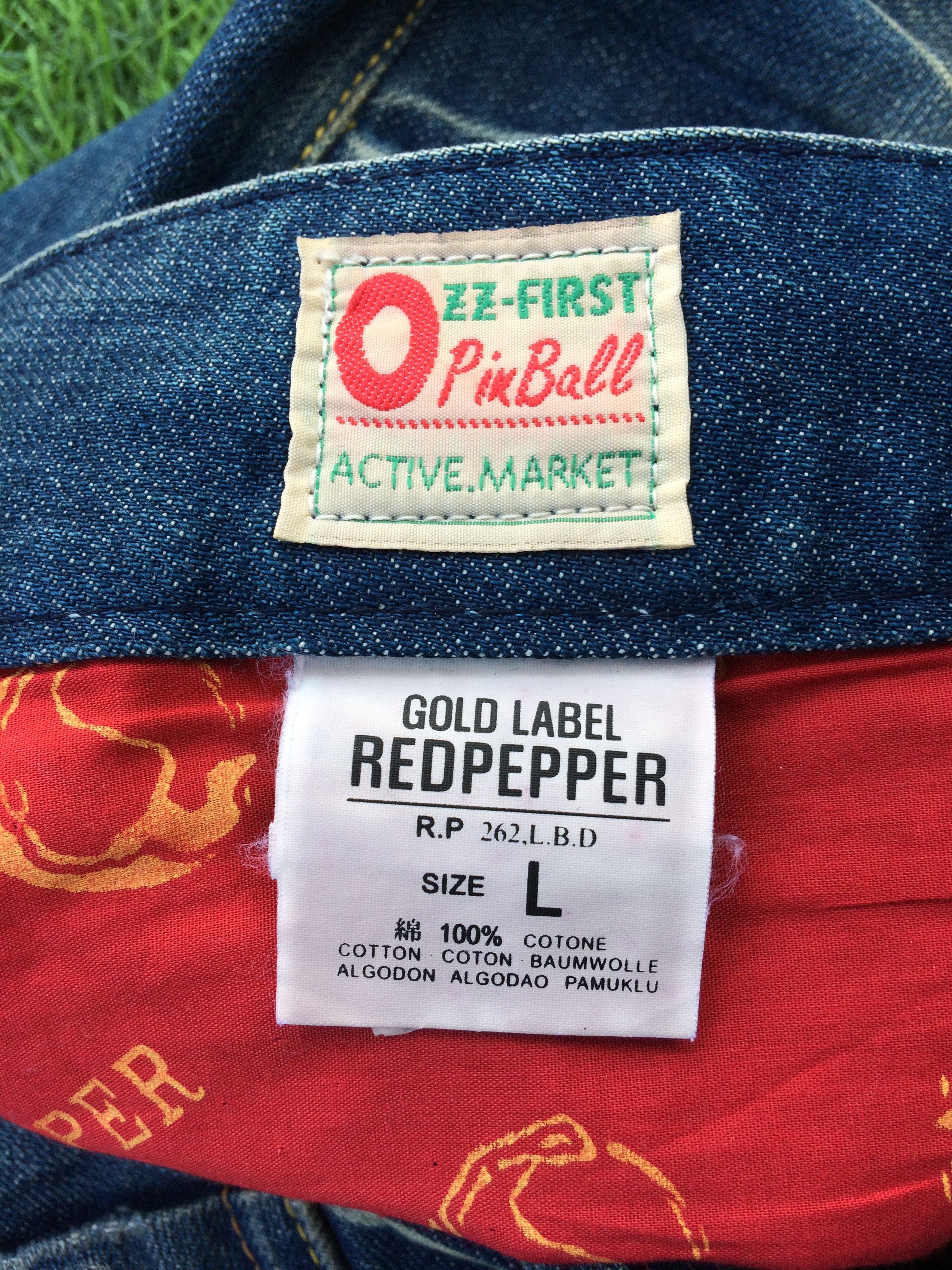 Japanese Brand Red Pepper Denim Jeans #D-821 Size US 30 / EU 46 - 15 Thumbnail