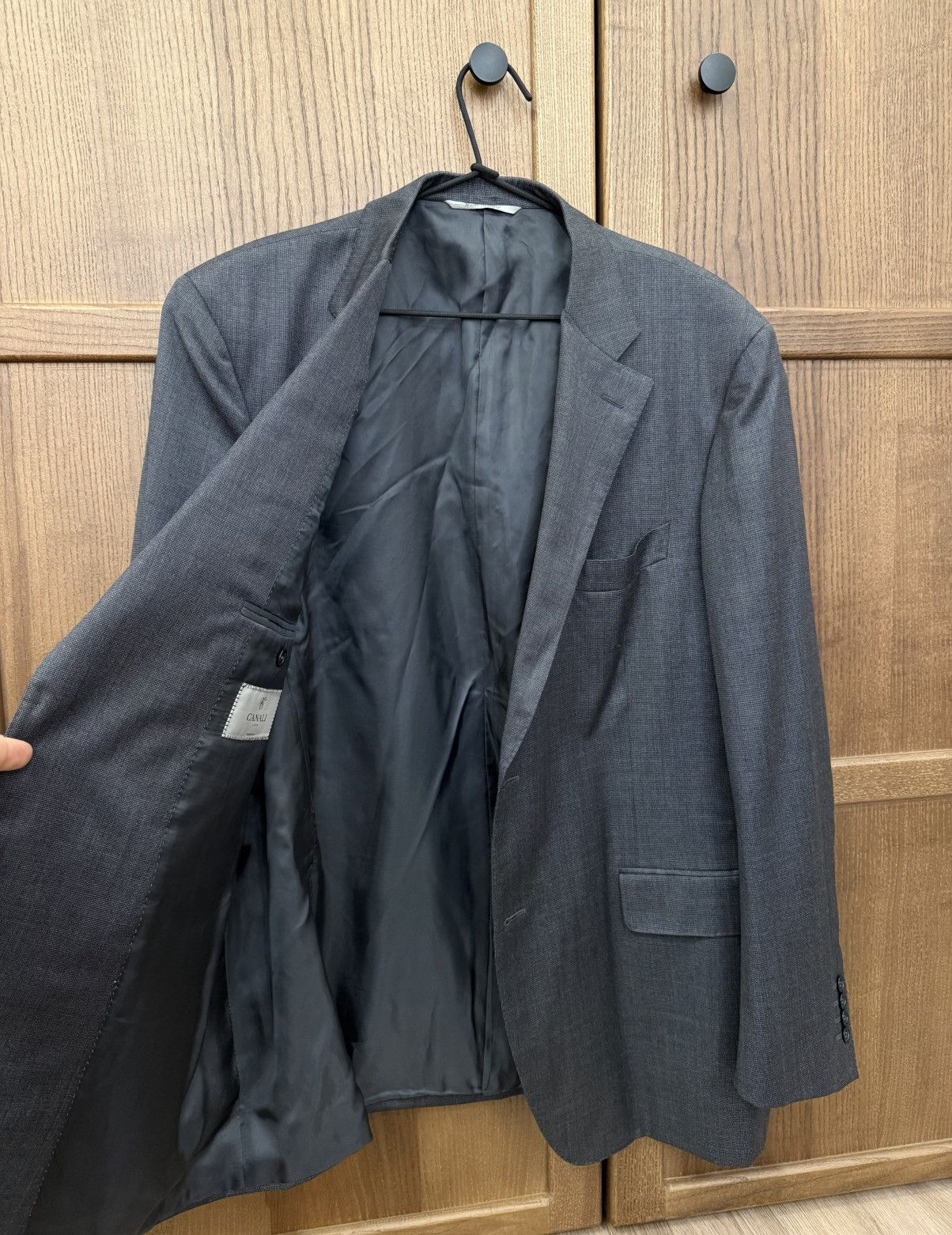 Canali Canali Gray Classic Blazer Two Button Size 48R - 6 Thumbnail
