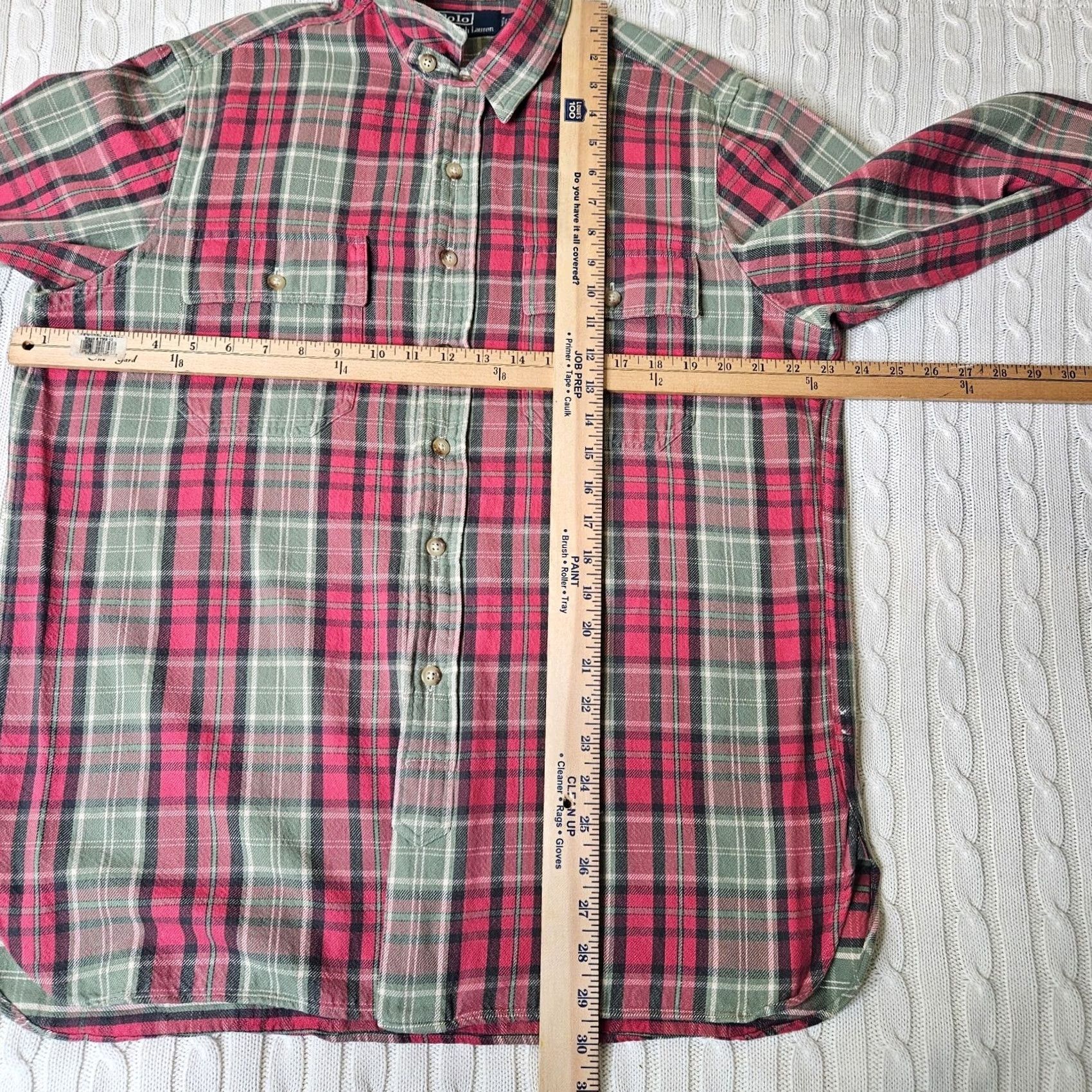 Polo Ralph Lauren Polo Ralph Lauren Shirt Button-Up Plaid Multicolor Cotton Long Sleeve Size L Mens Size US L / EU 52-54 / 3 - 7 Thumbnail