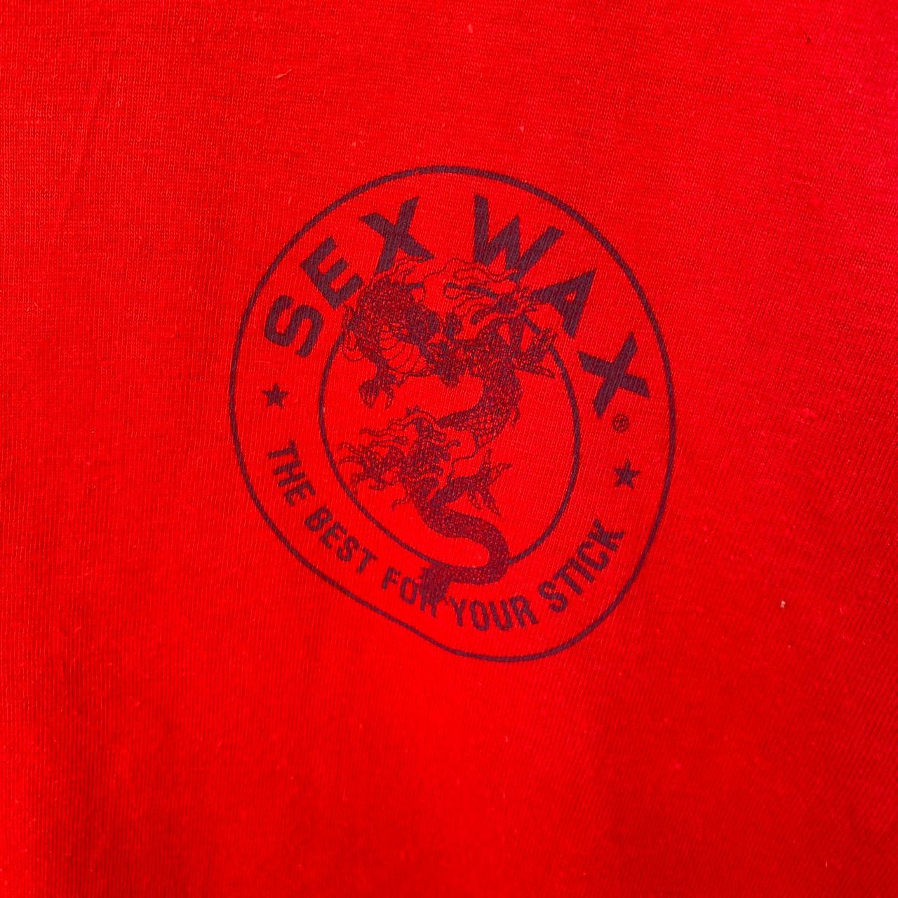 Sex Skateboards Vintage 90s Sex Wax Skateboard Dragon Design Tshirt Size US M / EU 48-50 / 2 - 7 Thumbnail