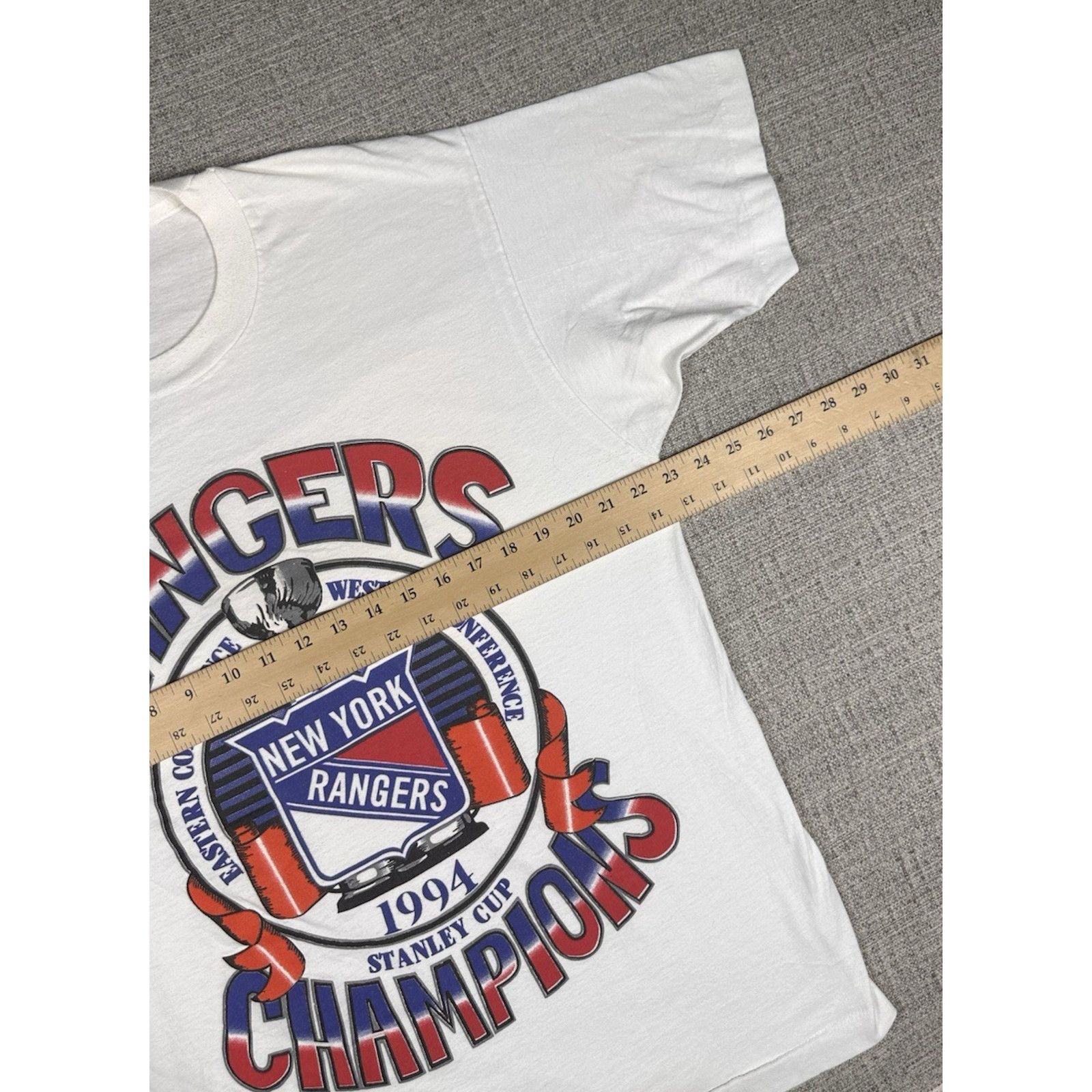 NHL VTG New York Rangers Stanley Cup Champions T-shirt XL 1994 Size US XL / EU 56 / 4 - 3 Thumbnail
