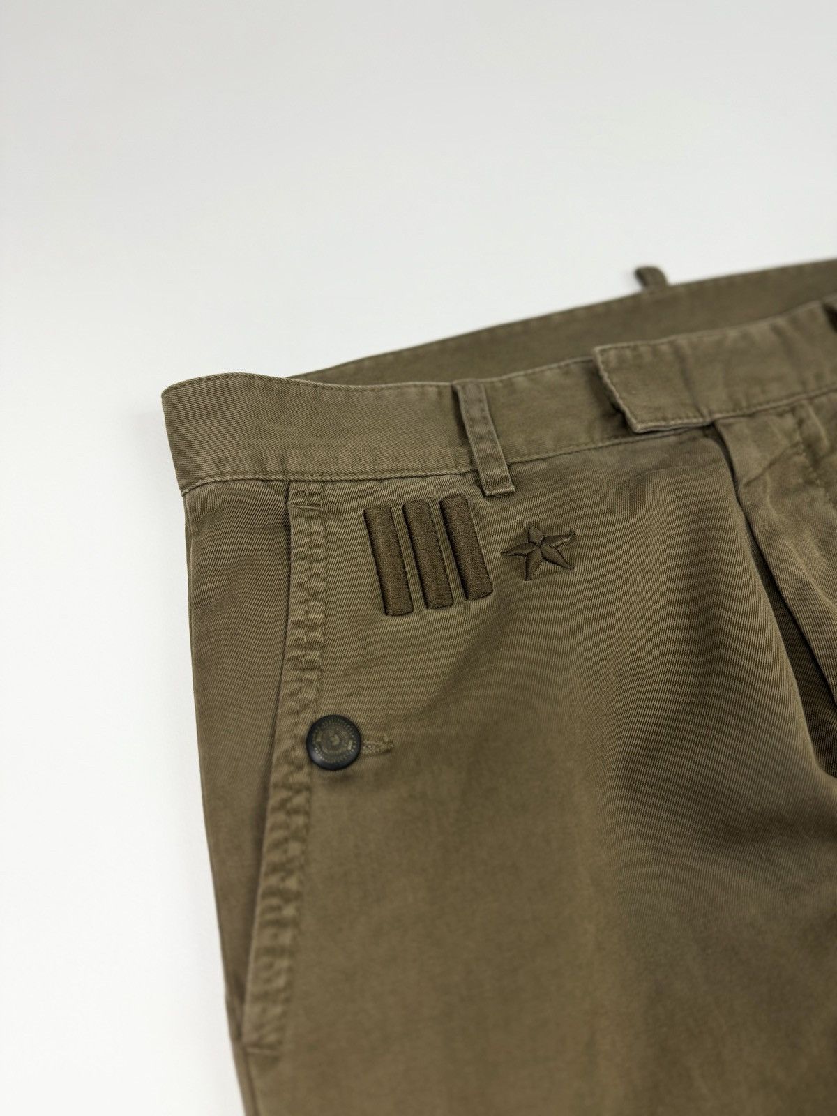 Dsquared2 Dsquared2 Khaki Chino Pants Size 32" / US 10 / IT 46 - 4 Thumbnail