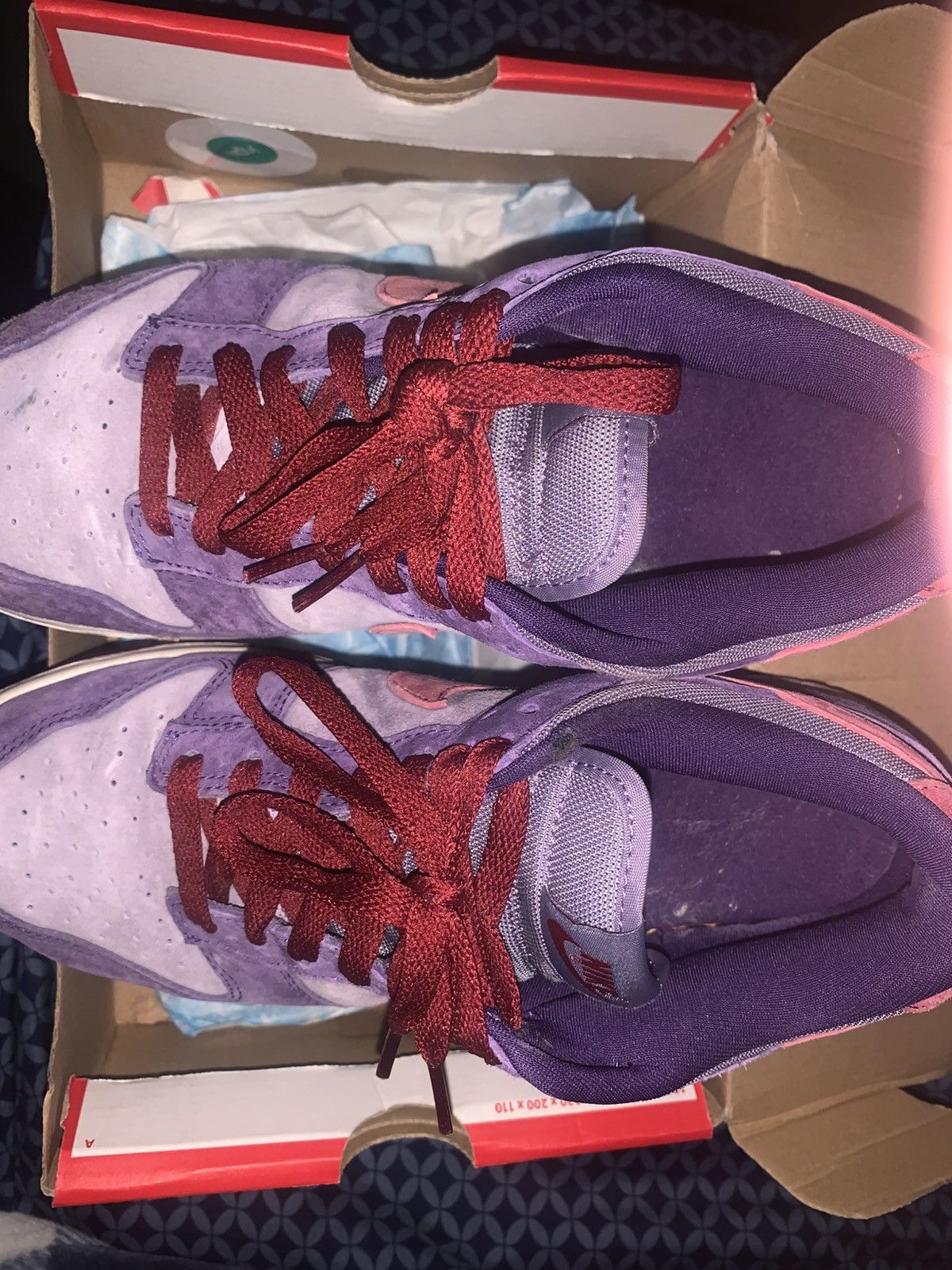 Nike Nike Dunk Low Plum / Ugly Duckling Size 9 Size US 9 / EU 42 - 2 Thumbnail