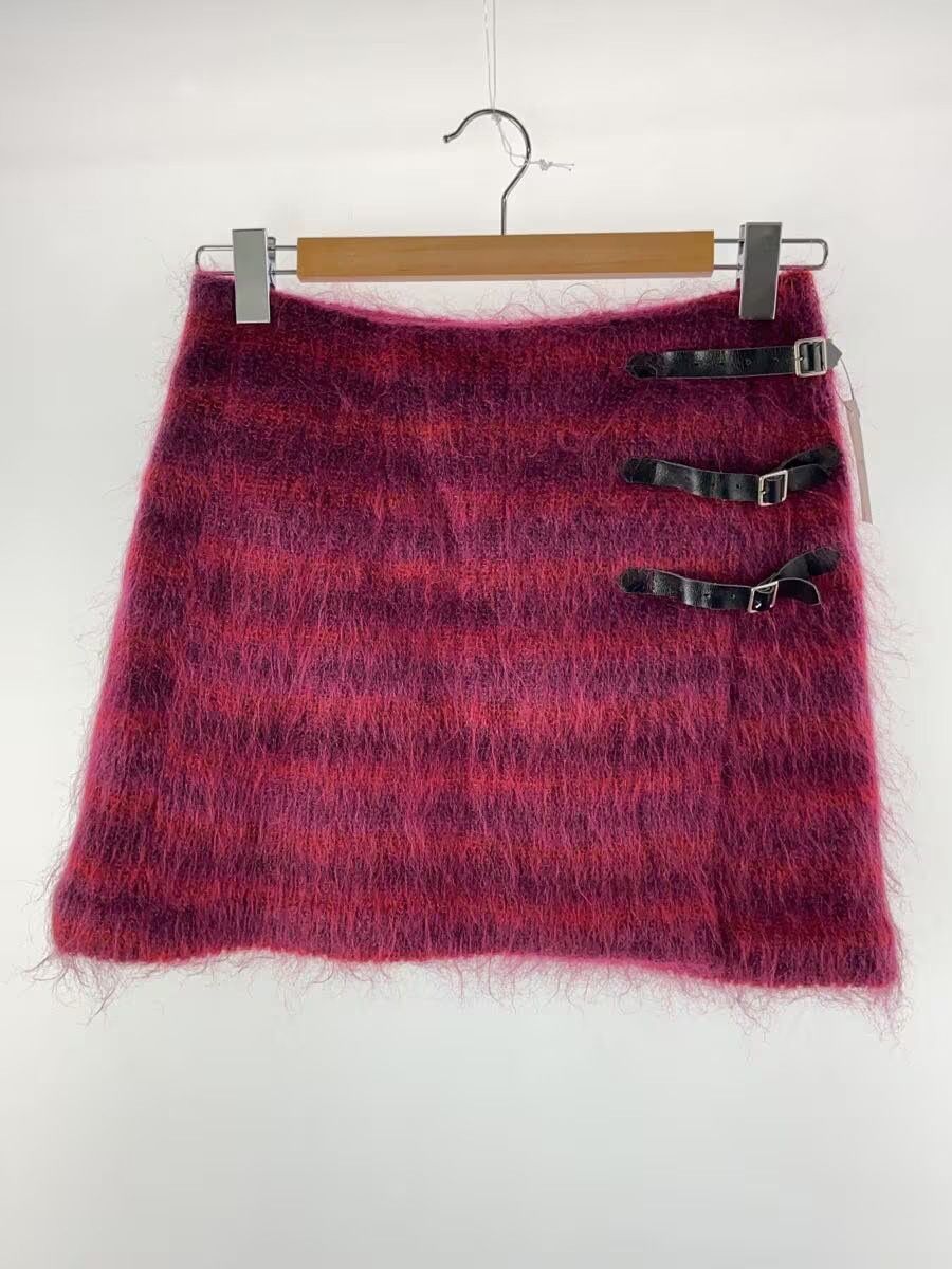 Hysteric Glamour Shaggy Mohair Buckle Mini Skirt Size 28" / US 6 / IT 42 - 1 Thumbnail