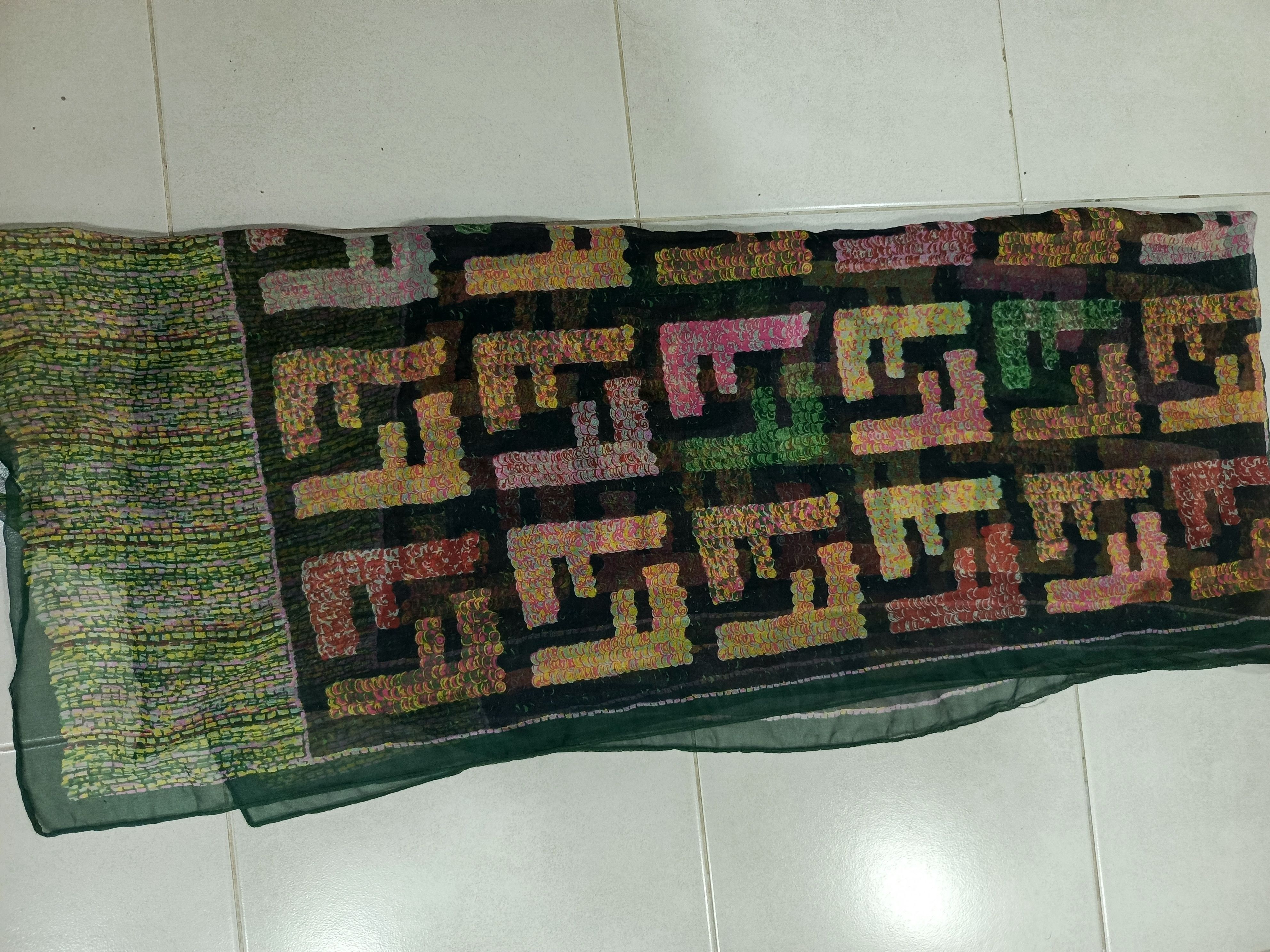 Fendi Fendi FF logo silk scarf. Size ONE SIZE - 9 Thumbnail