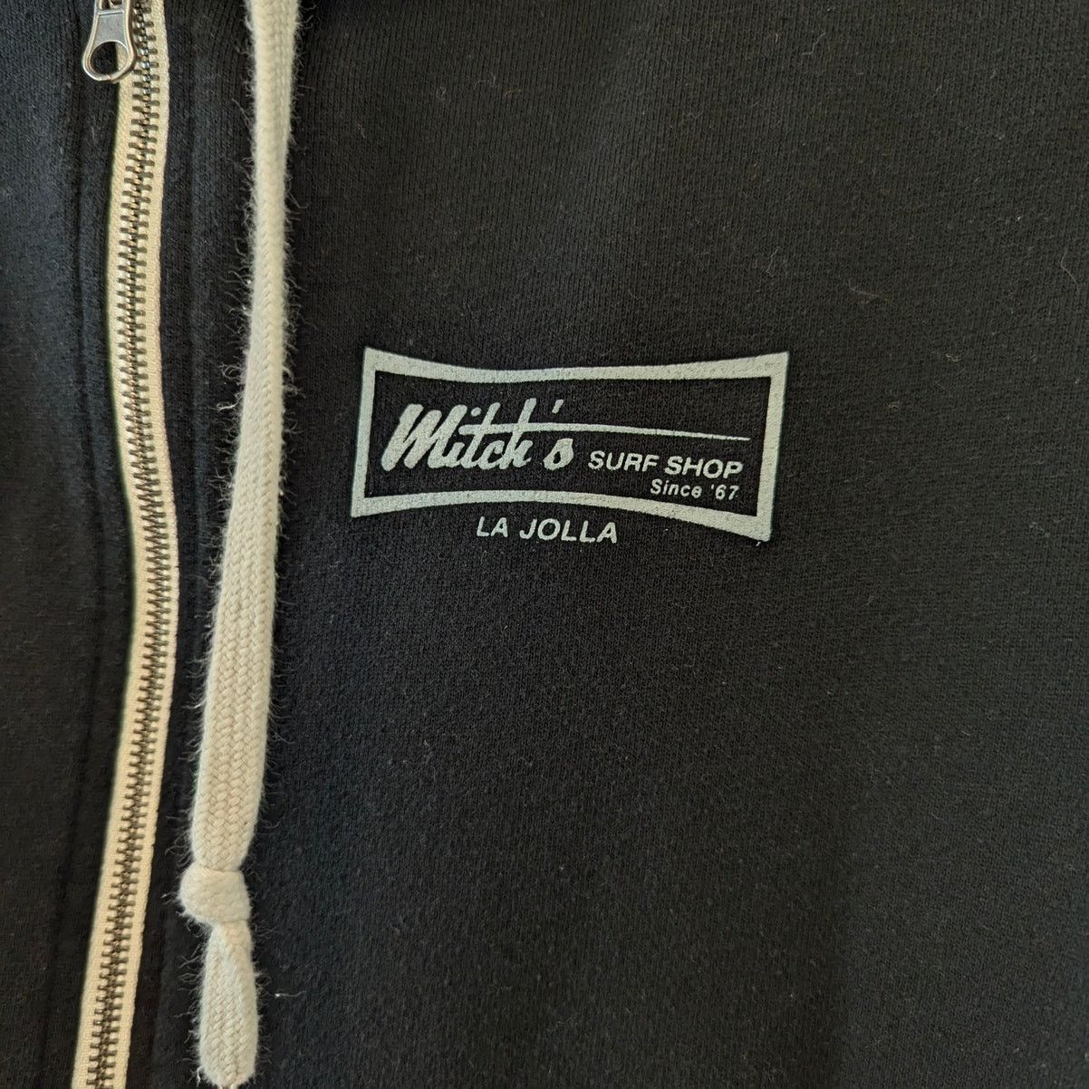 Other Mitch's Surf Shop La Jolla Black Terry Zip Up Hoodie Medium Size US M / EU 48-50 / 2 - 3 Thumbnail