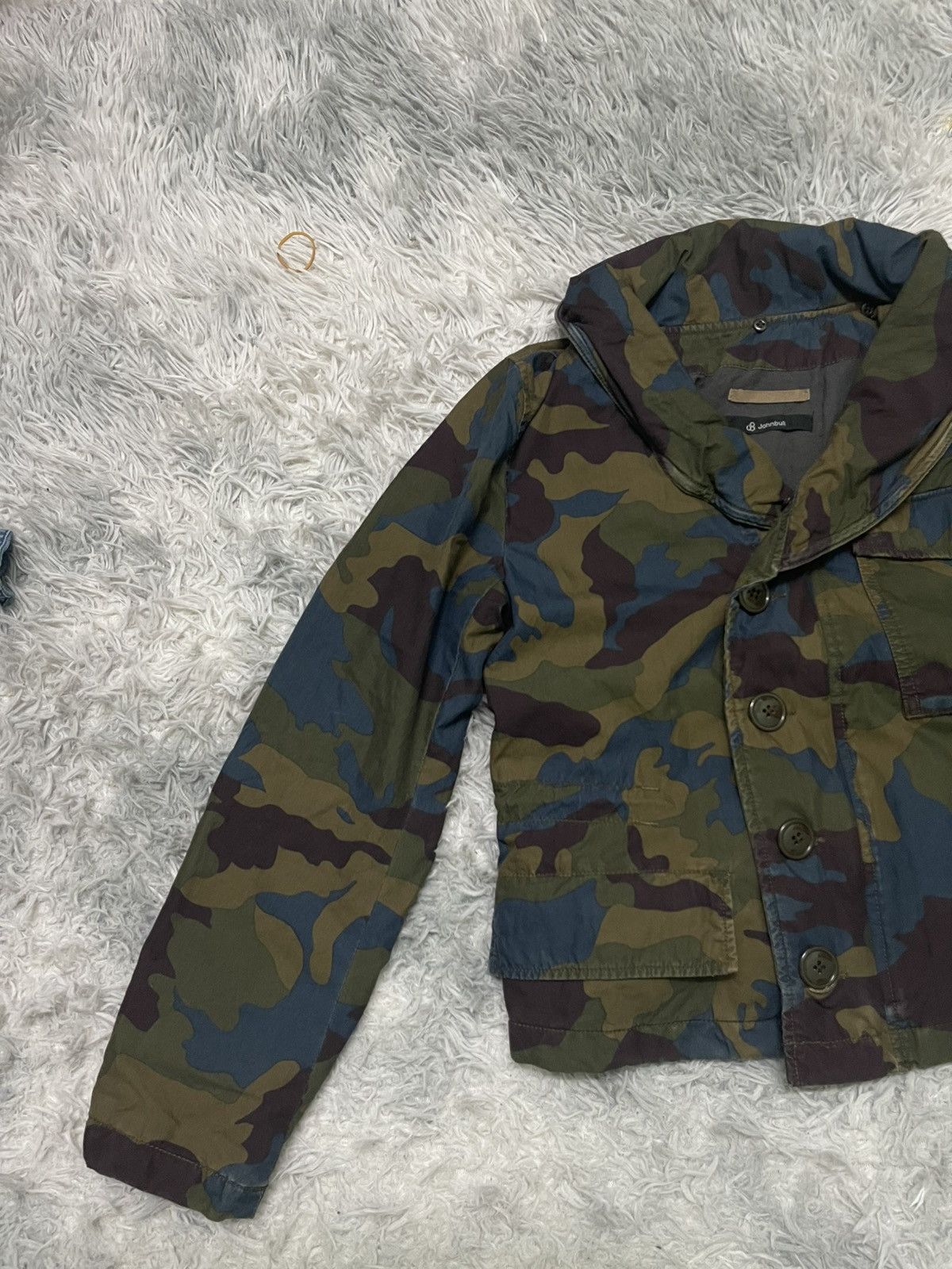 Japanese Brand 2000s JOHN BULL CAMO LIGHT JACKET RARE Size M / US 6-8 / IT 42-44 - 3 Thumbnail