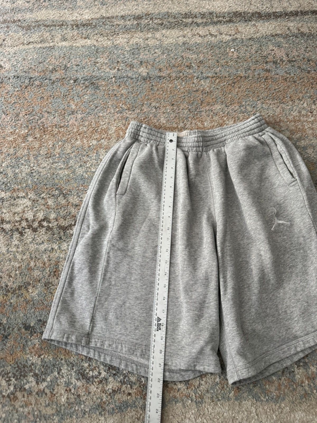 Jordan Brand Jordan Y2K Baggy Grey Sweatshorts 2XL Grunge Size US 32 / EU 48 - 5 Thumbnail